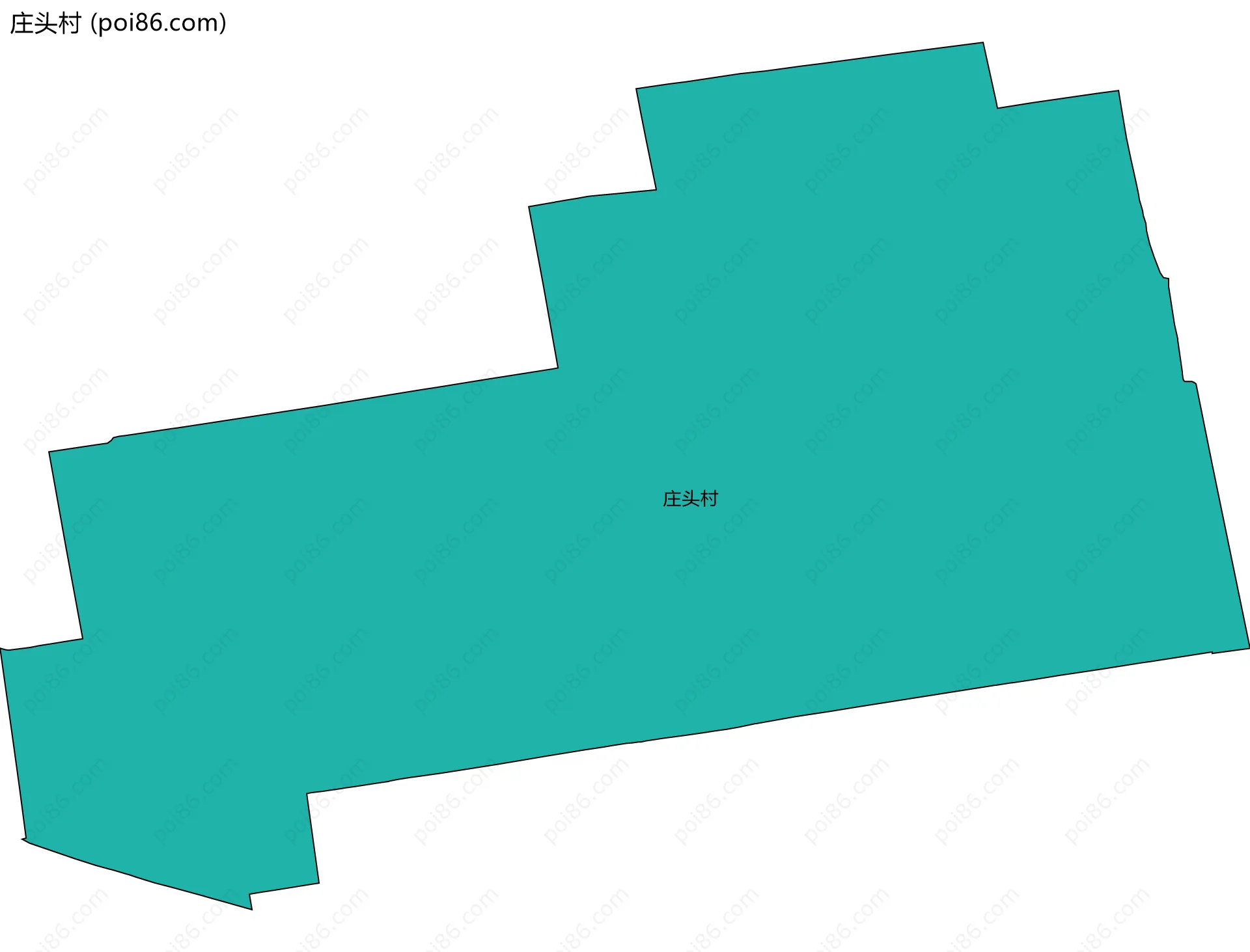 庄头村边界地图