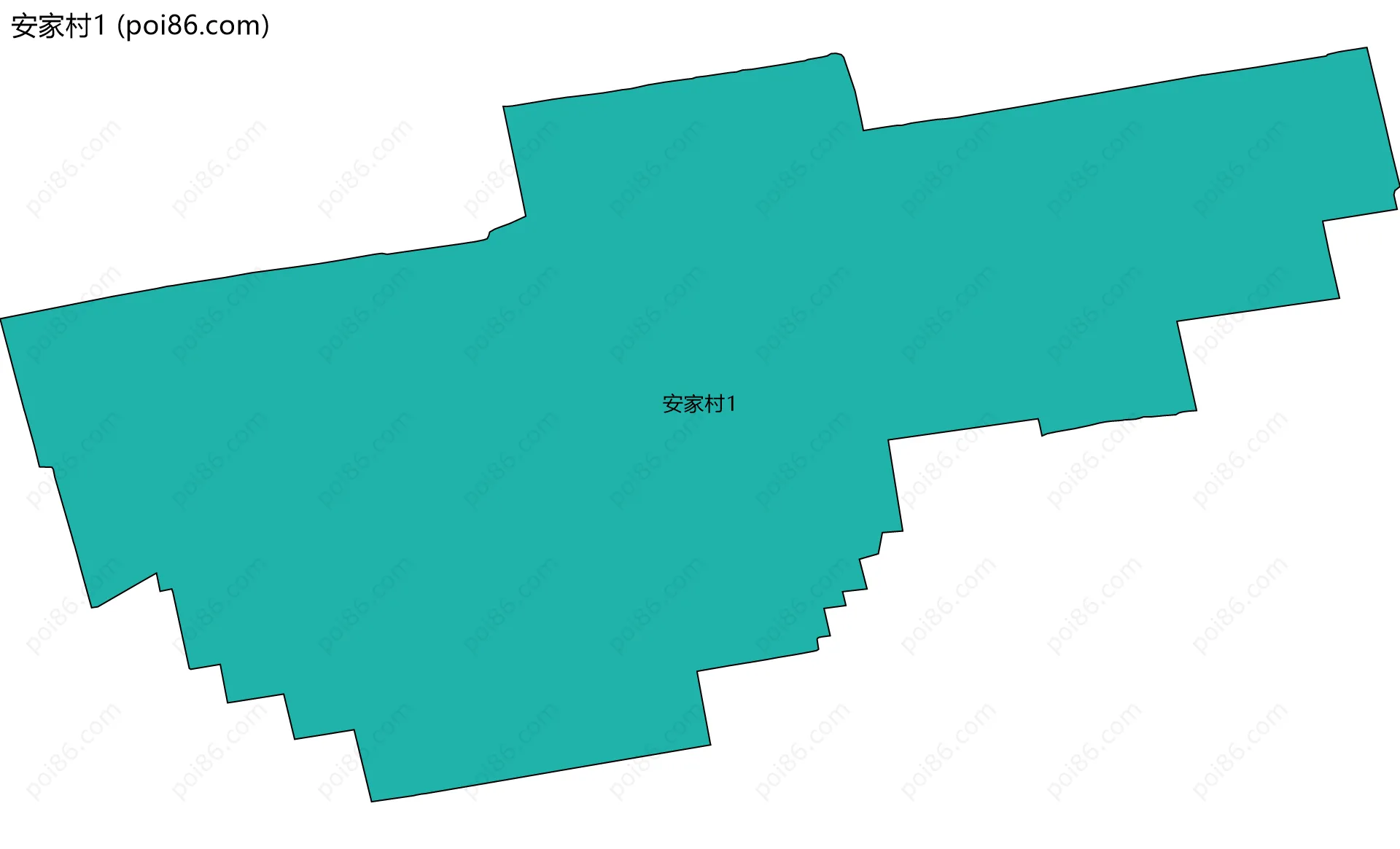 安家村1边界地图