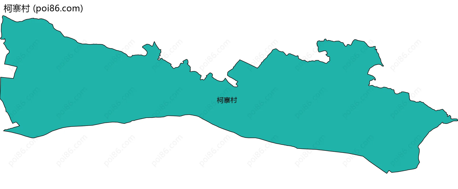 柯寨村边界地图