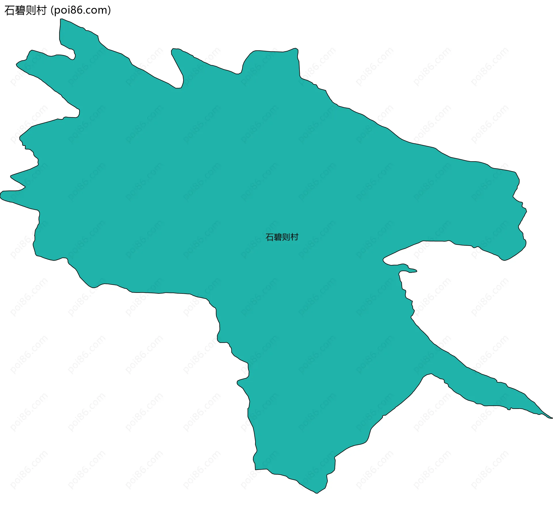 石碧则村边界地图