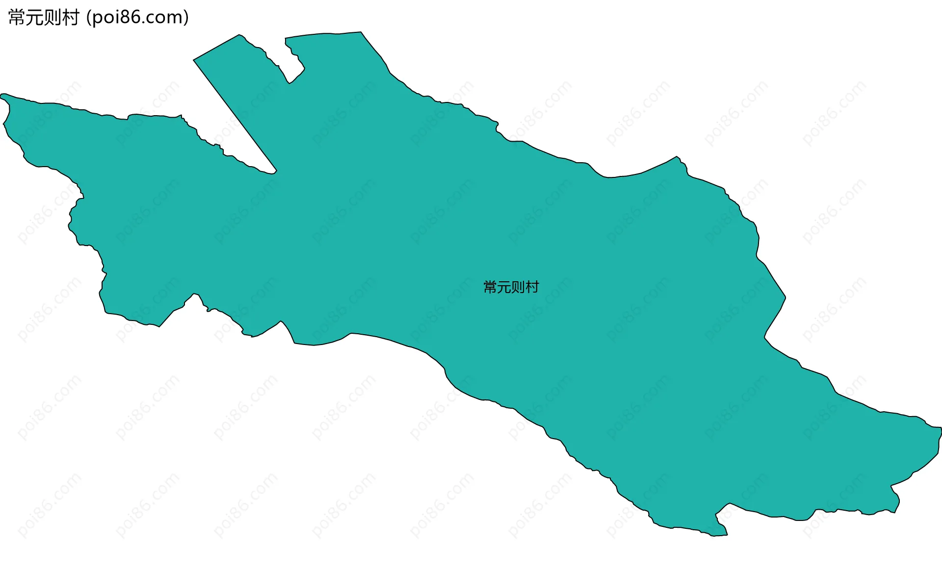 常元则村边界地图