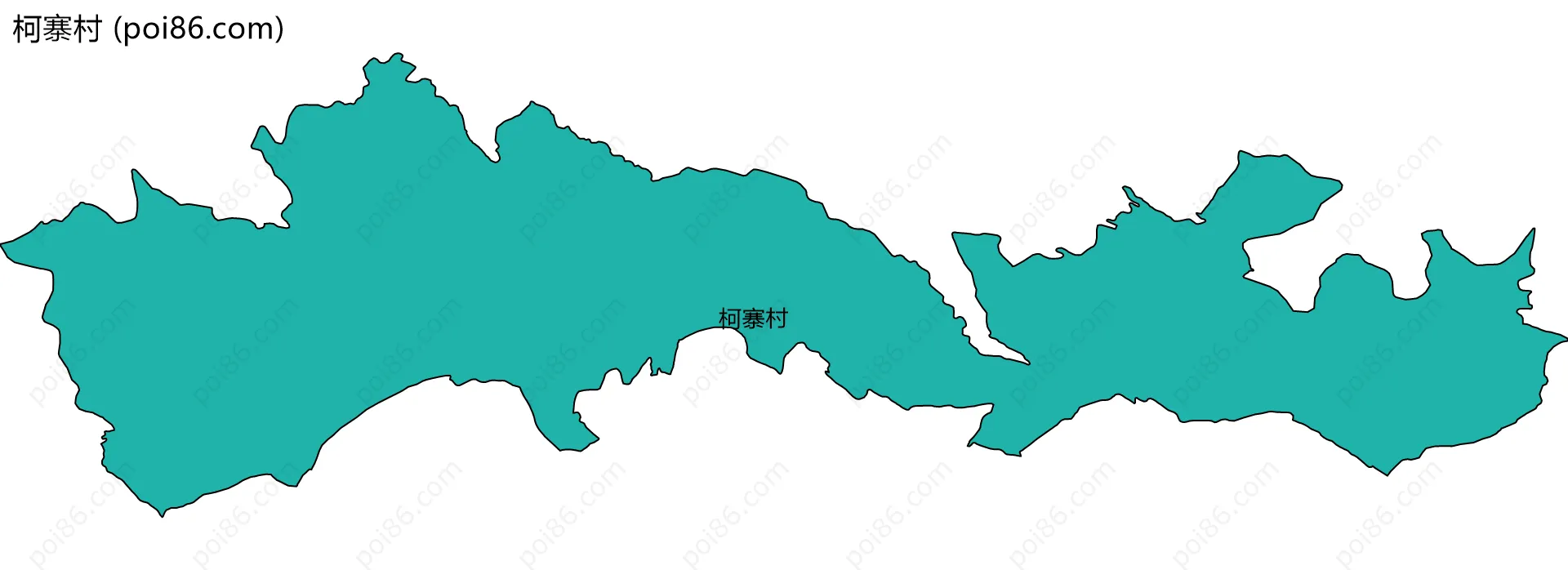 柯寨村边界地图
