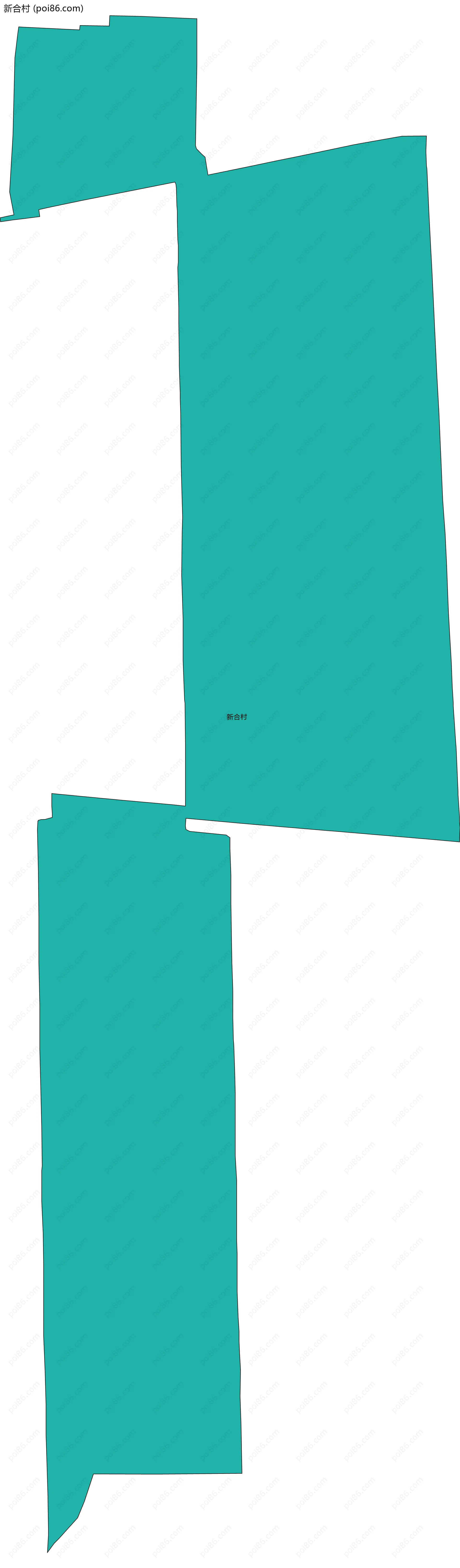 新合村边界地图