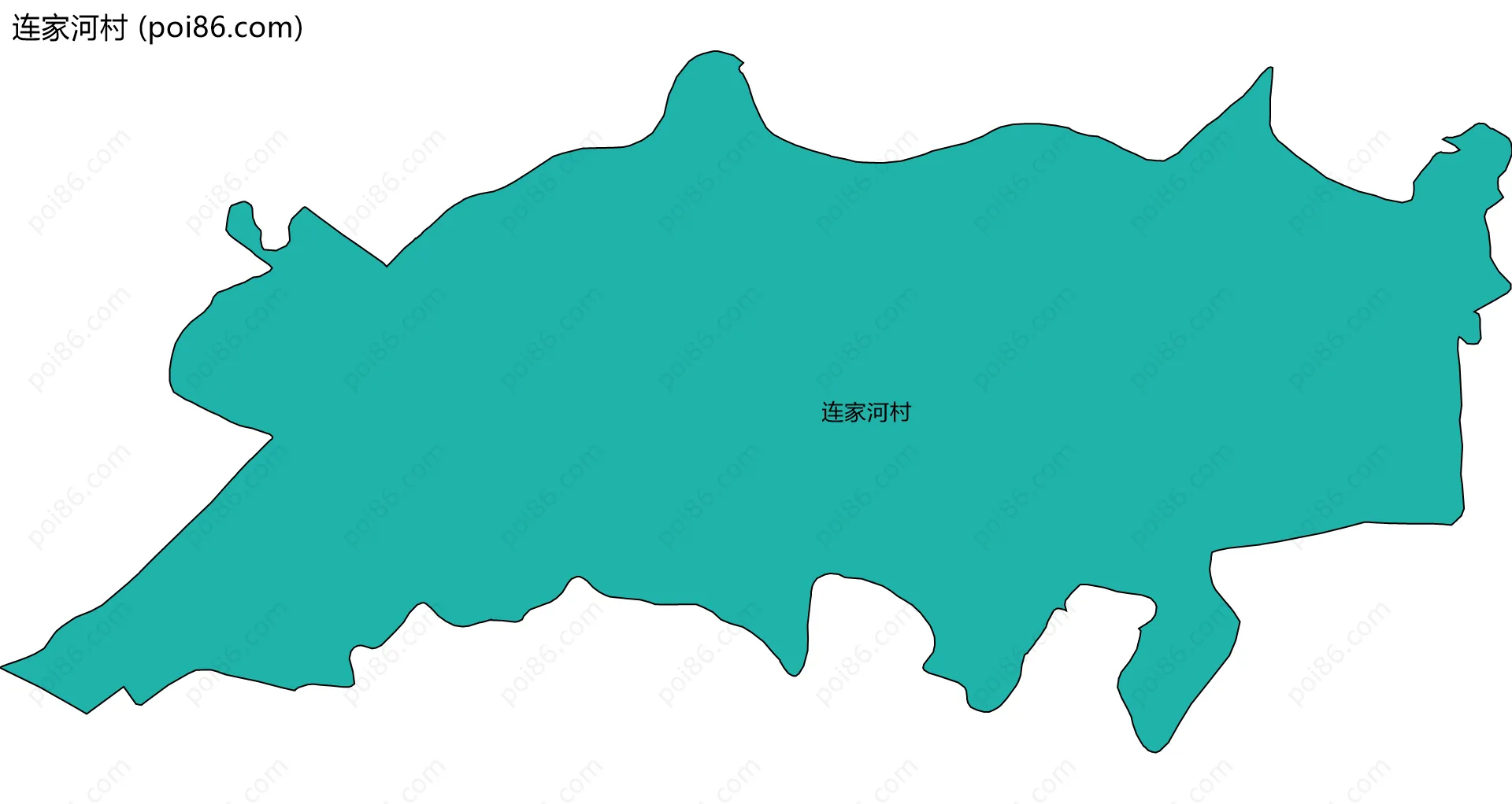 连家河村边界地图