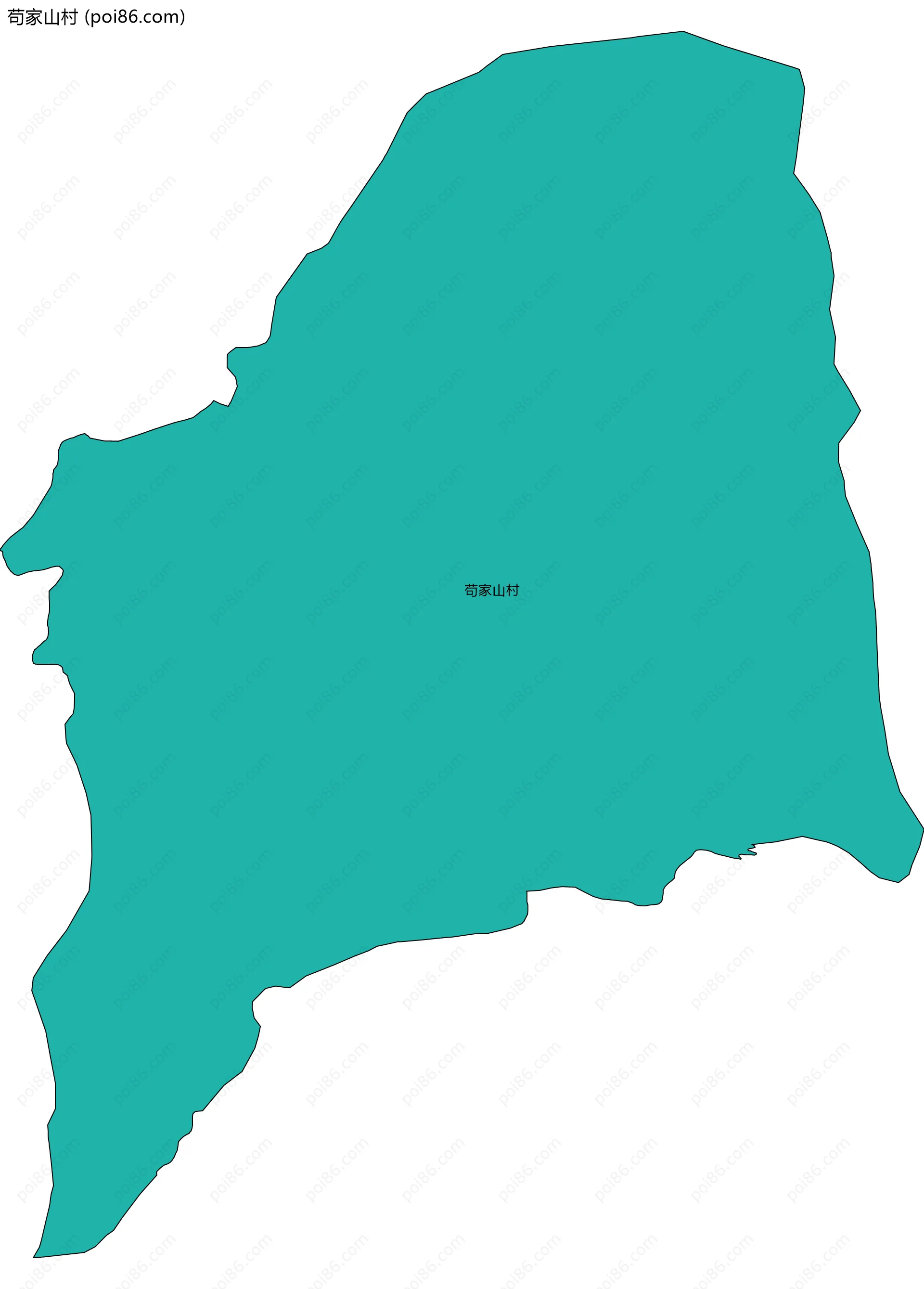 苟家山村边界地图