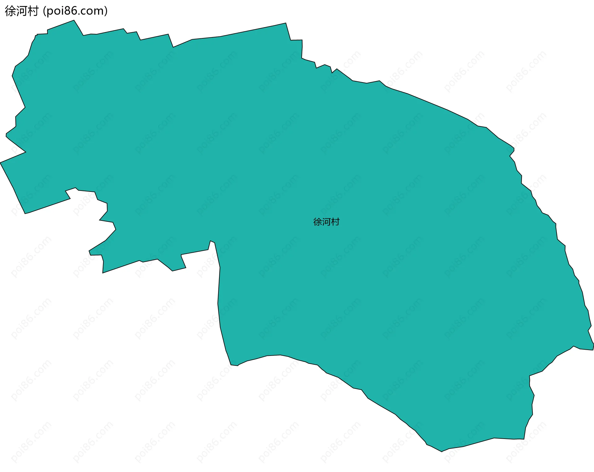 徐河村边界地图