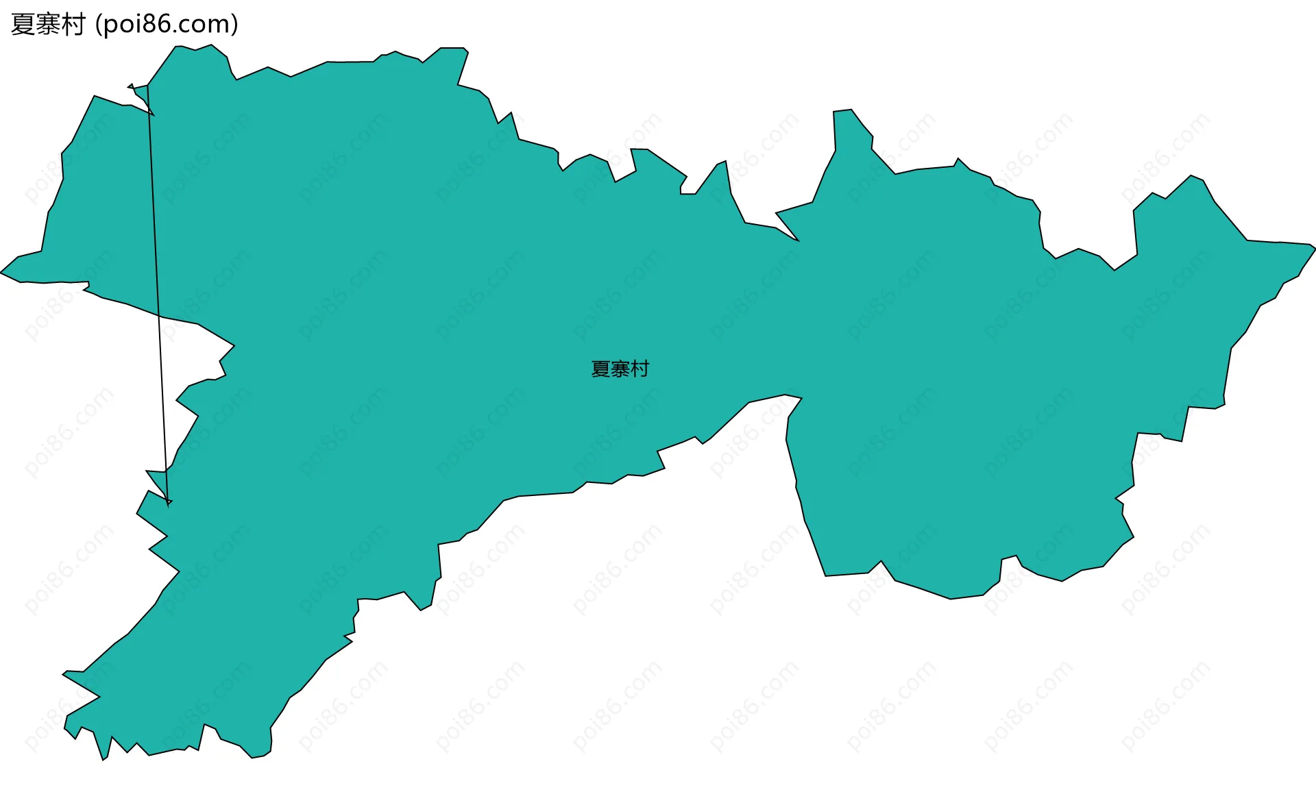 夏寨村边界地图