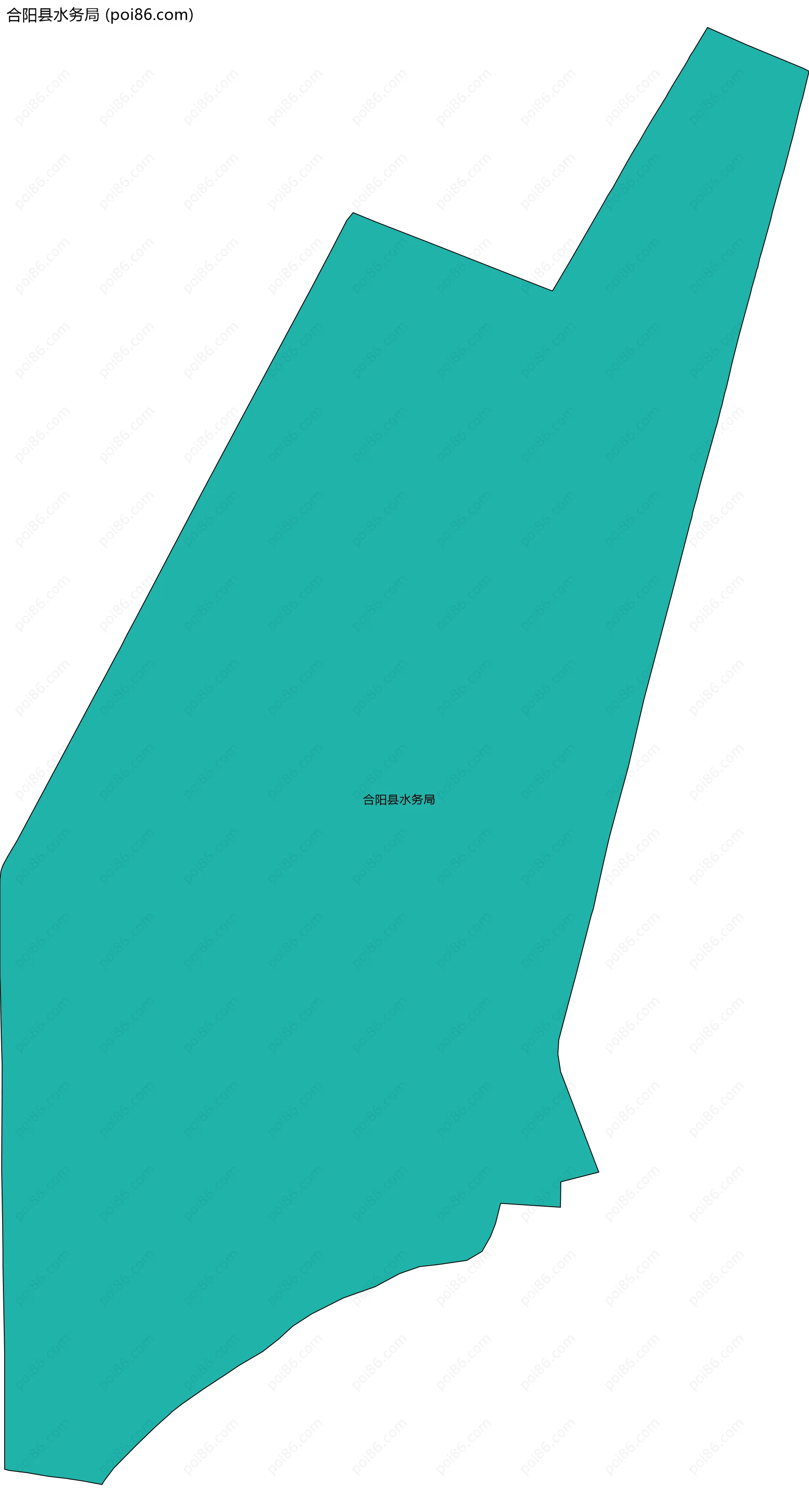 合阳县水务局边界地图