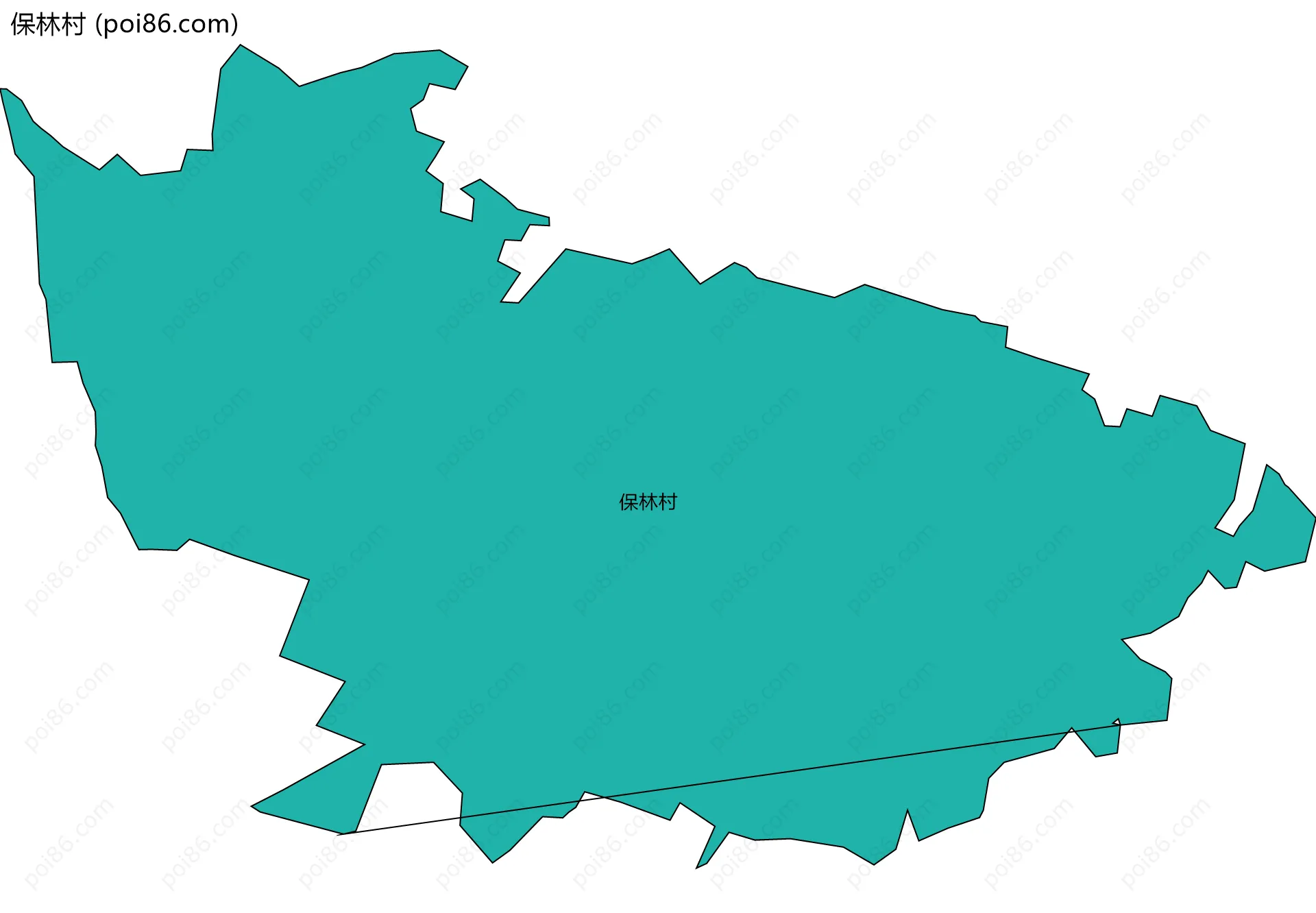 保林村边界地图