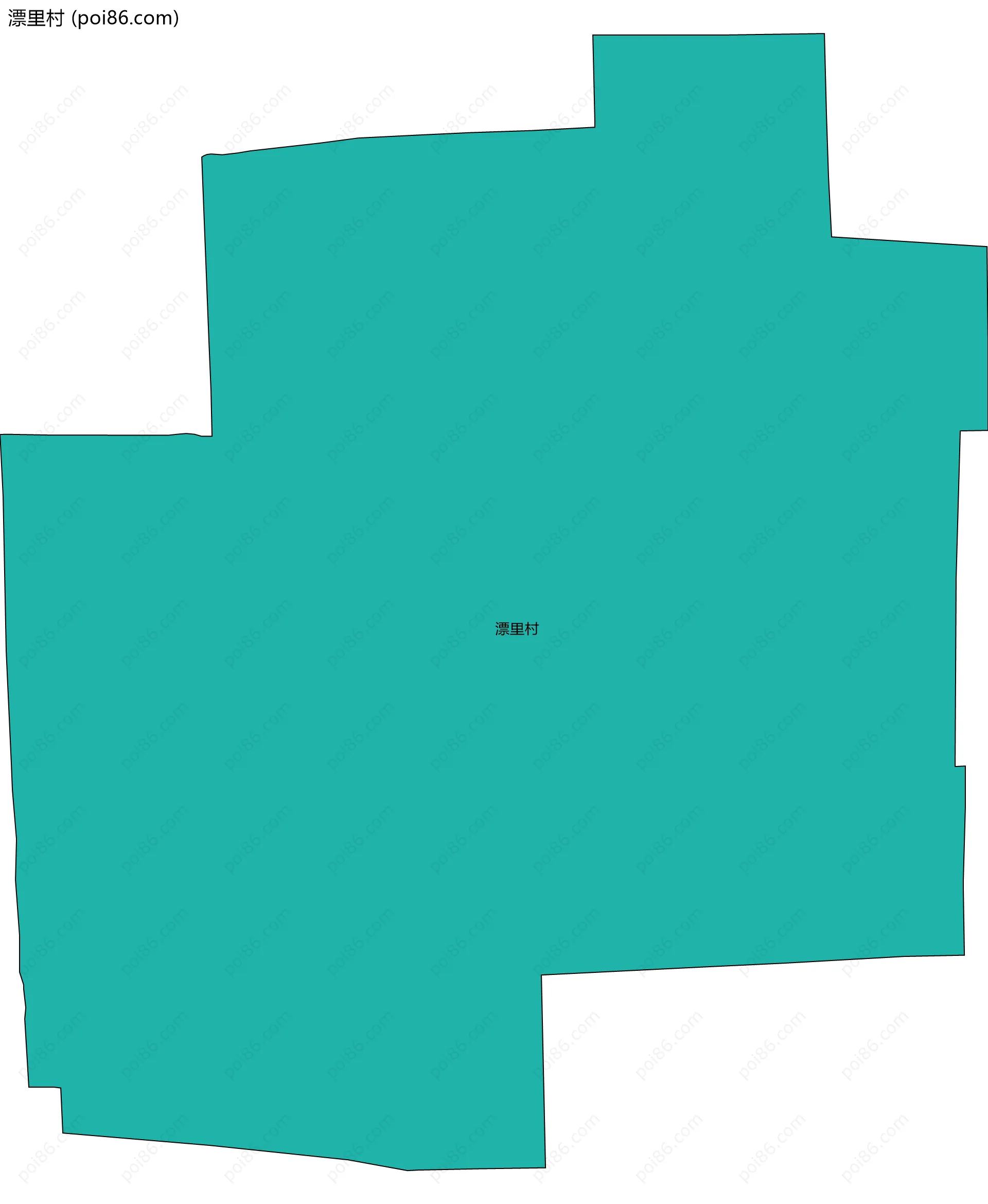 漂里村边界地图