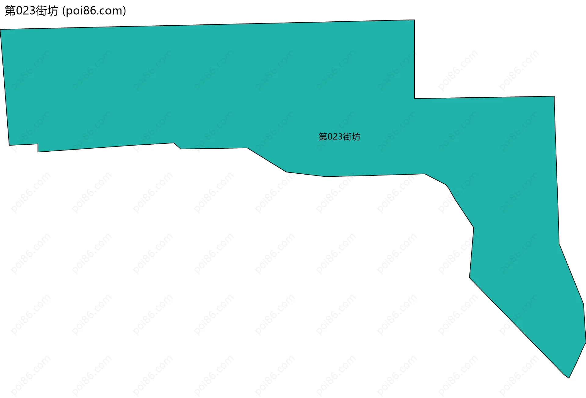 第023街坊边界地图