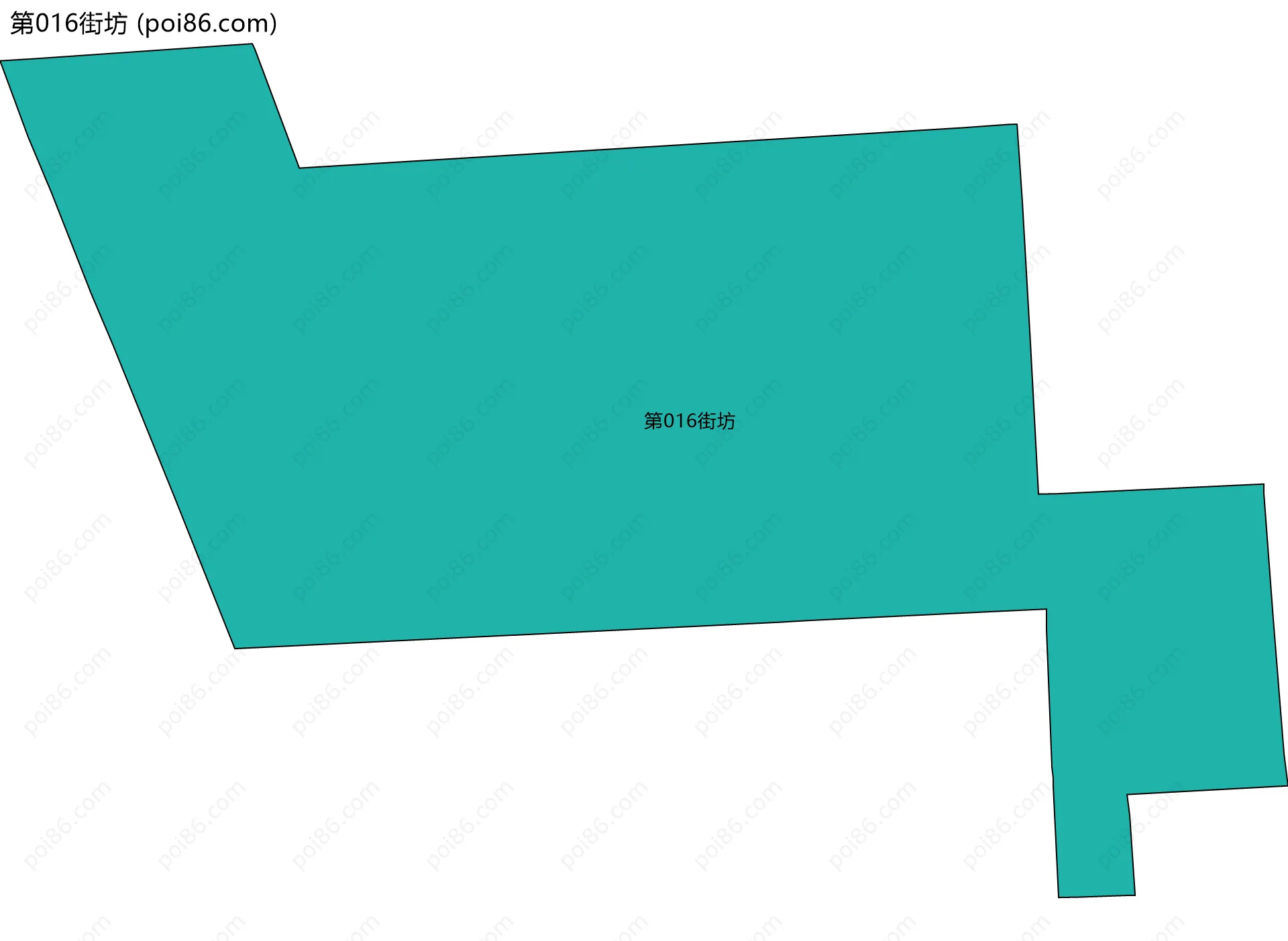 第016街坊边界地图