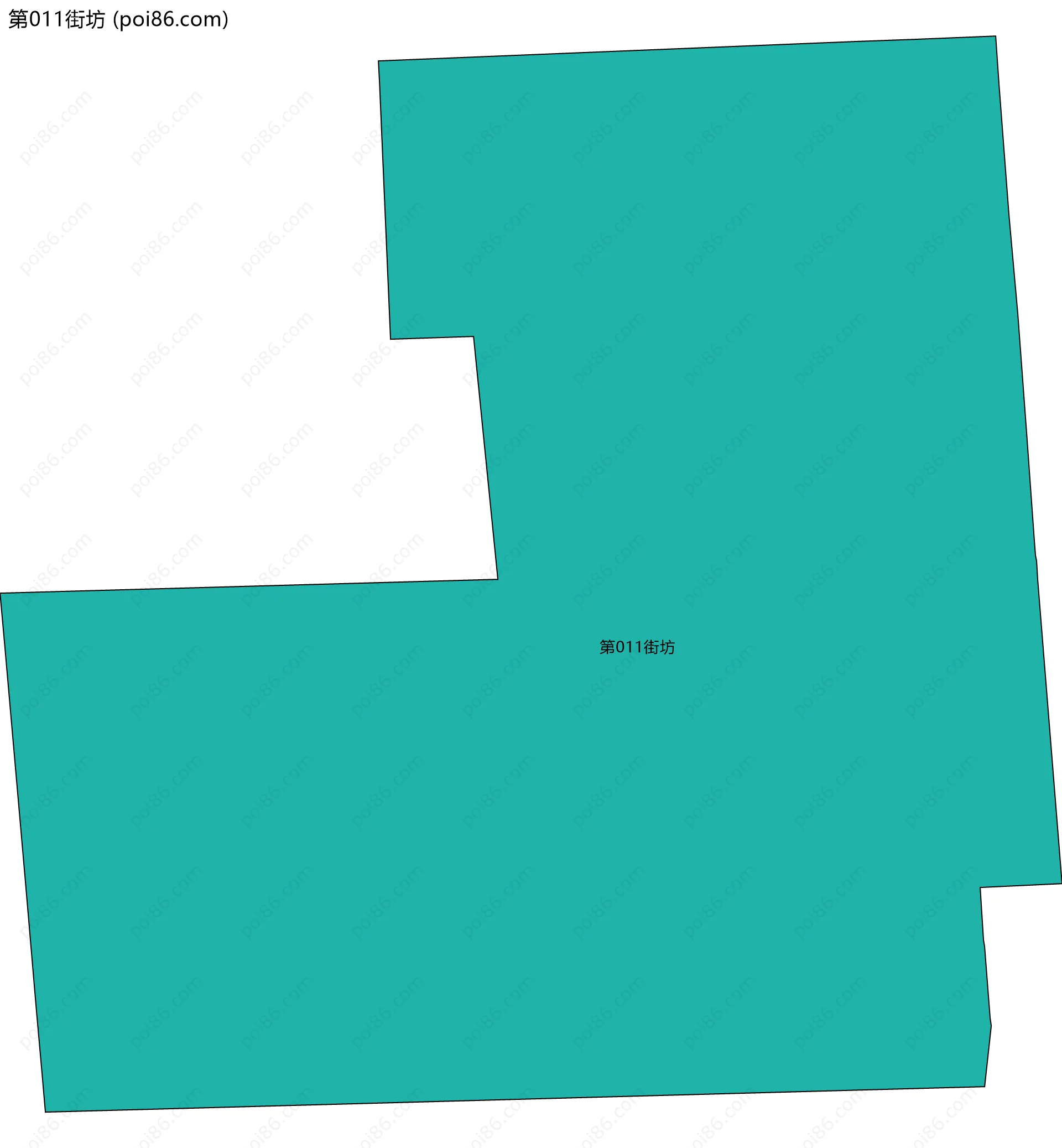 第011街坊边界地图