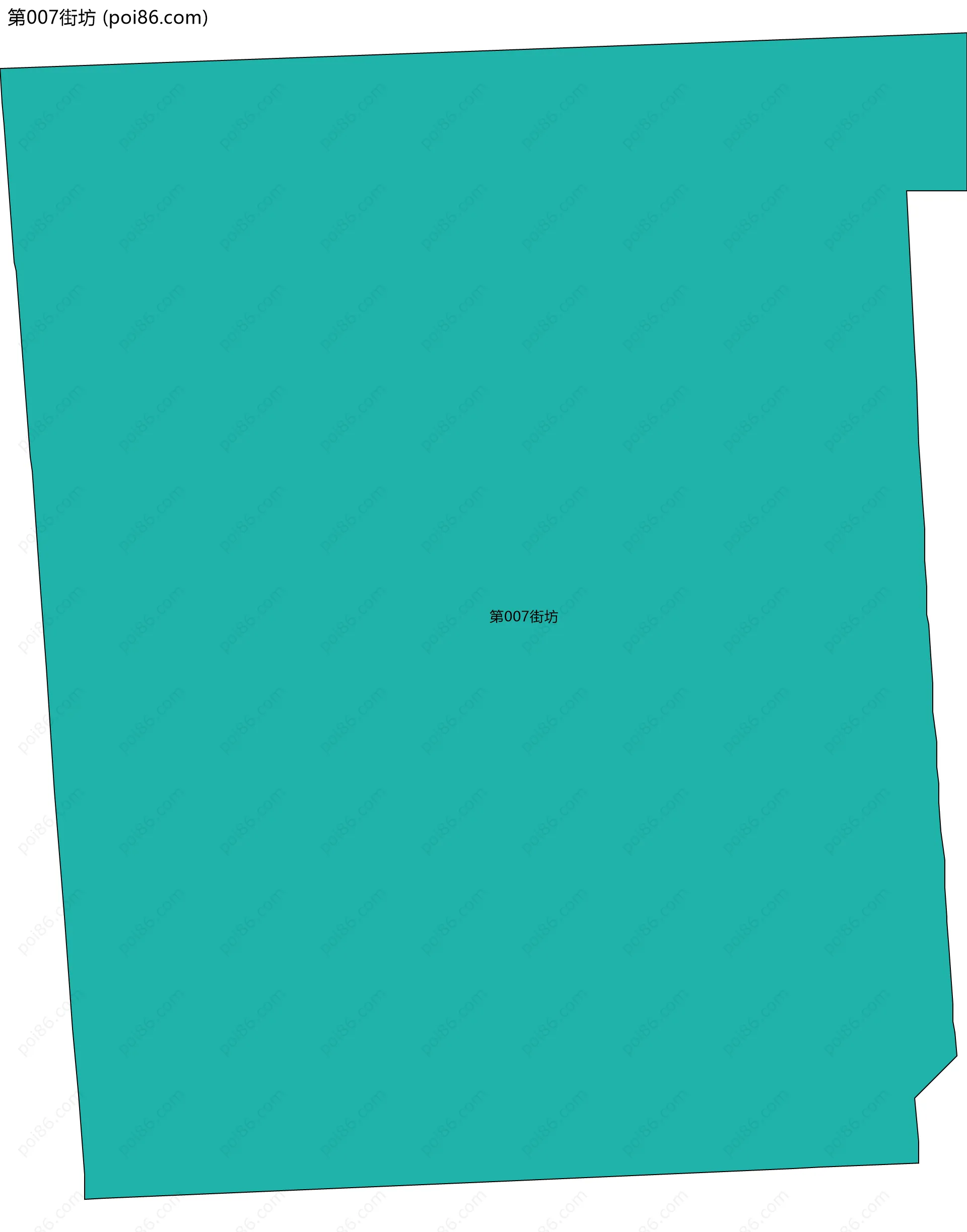 第007街坊边界地图