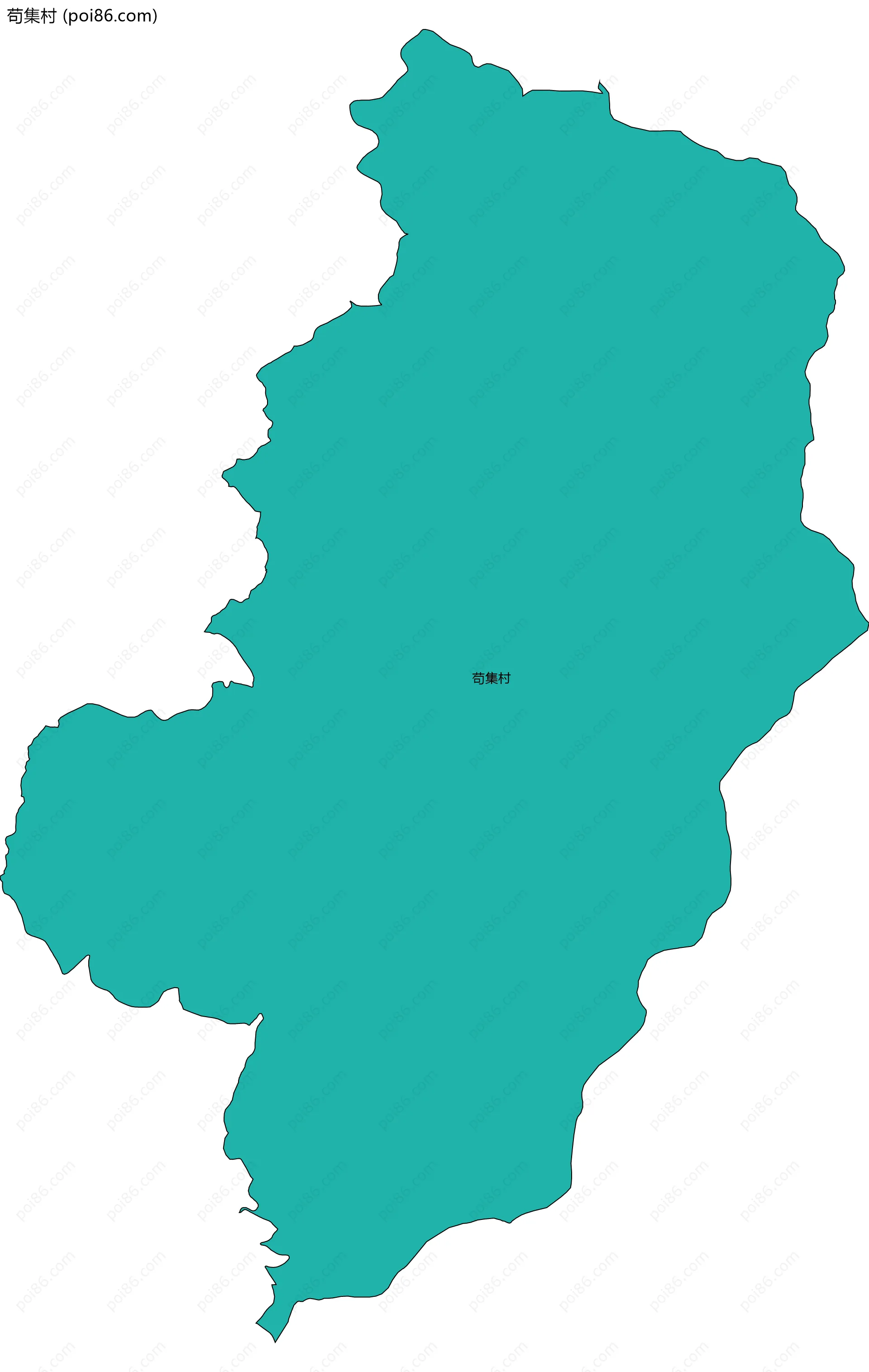 苟集村边界地图