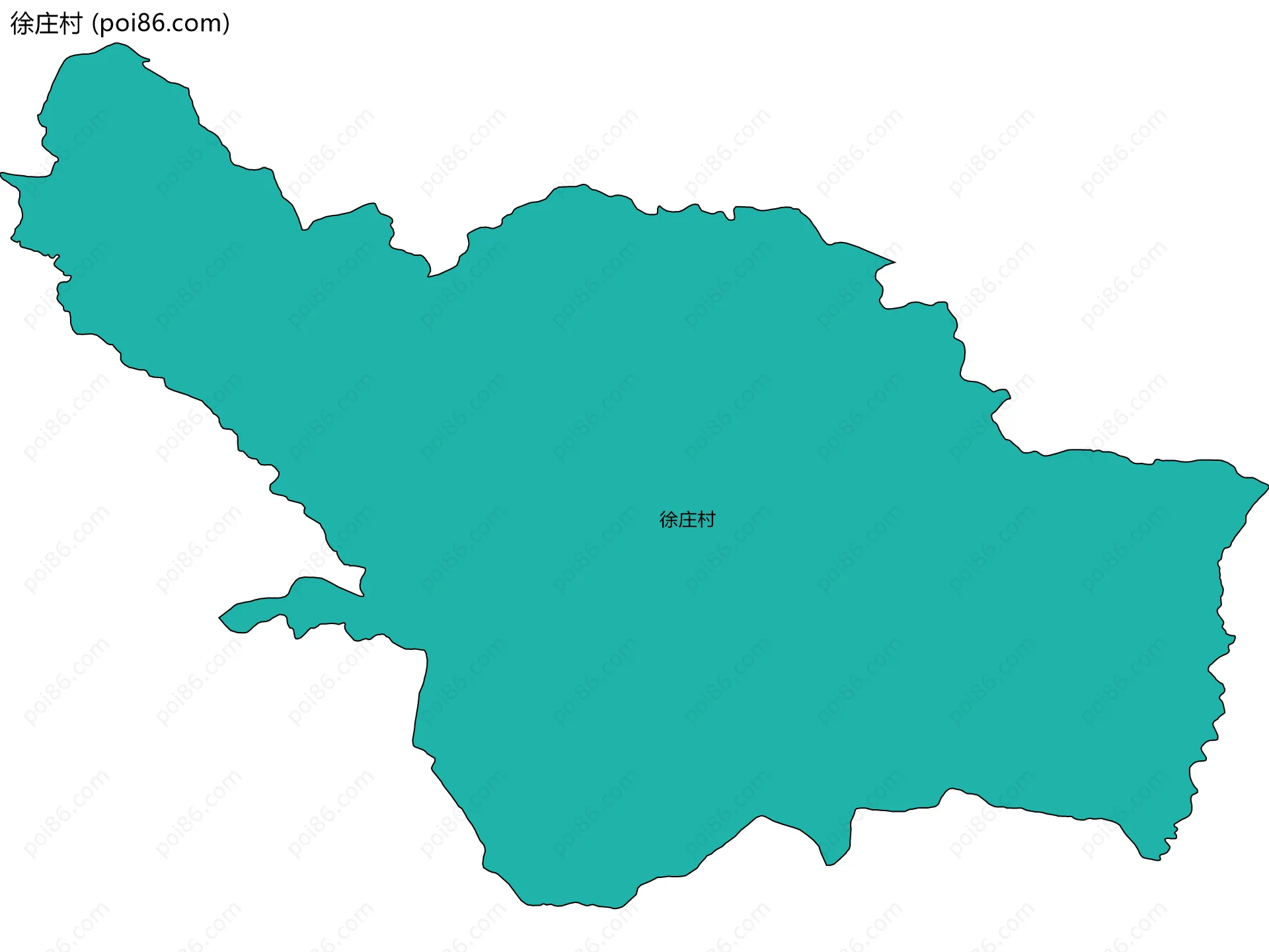 徐庄村边界地图