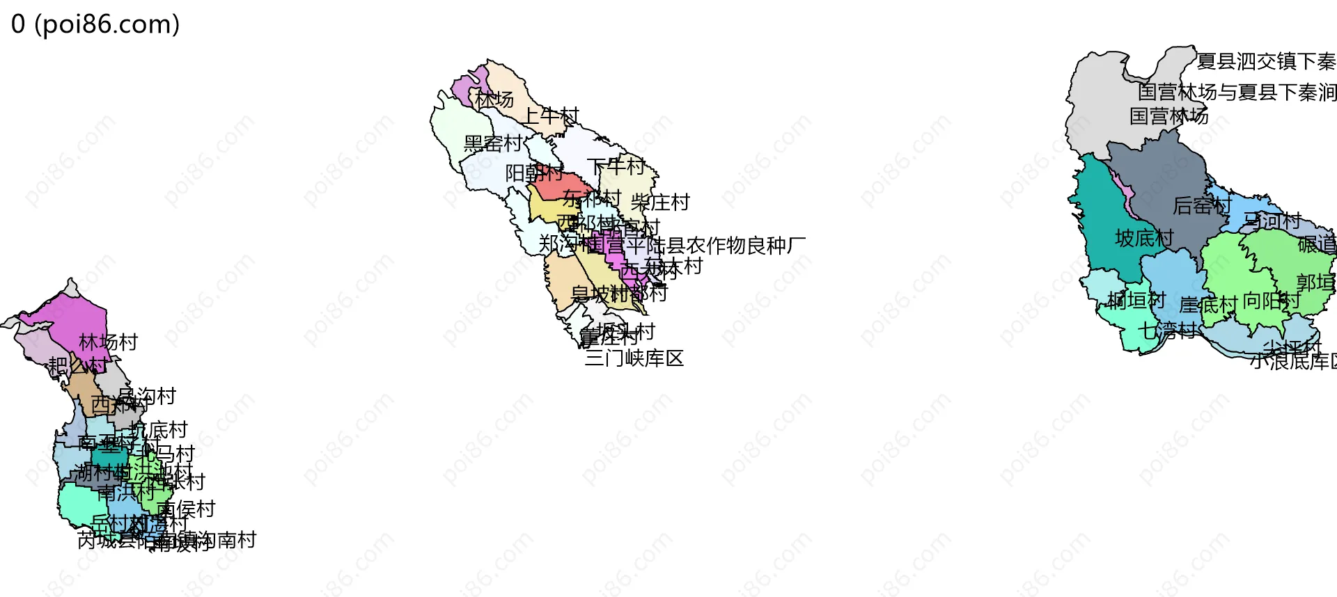 0边界地图(五级行政区划)