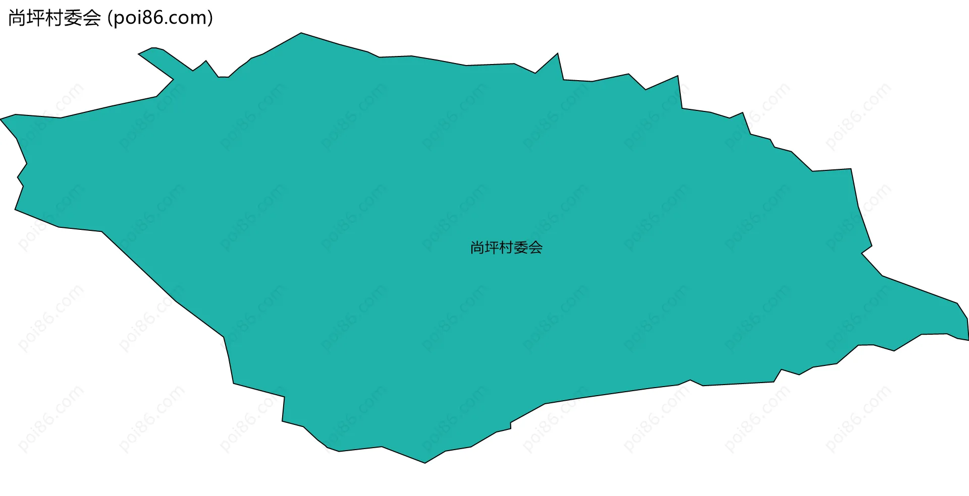 尚坪村委会边界地图