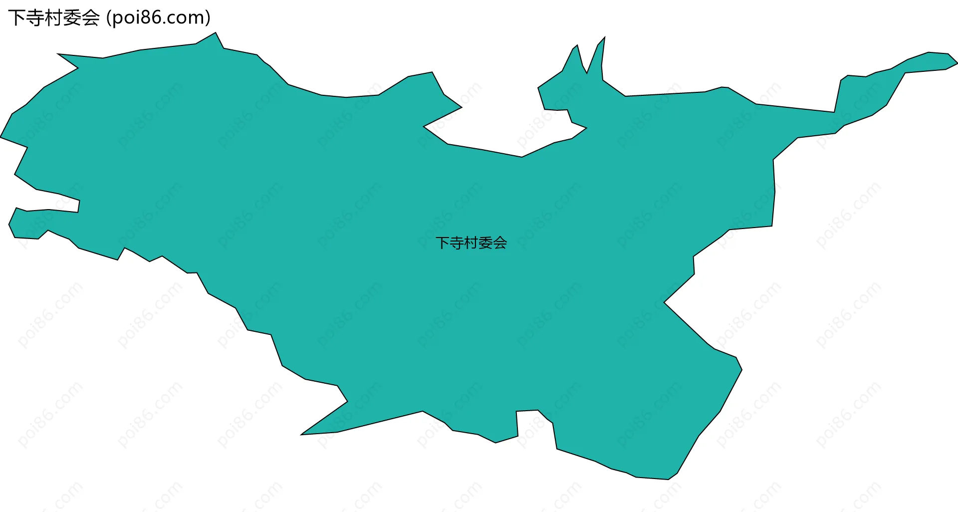 下寺村委会边界地图