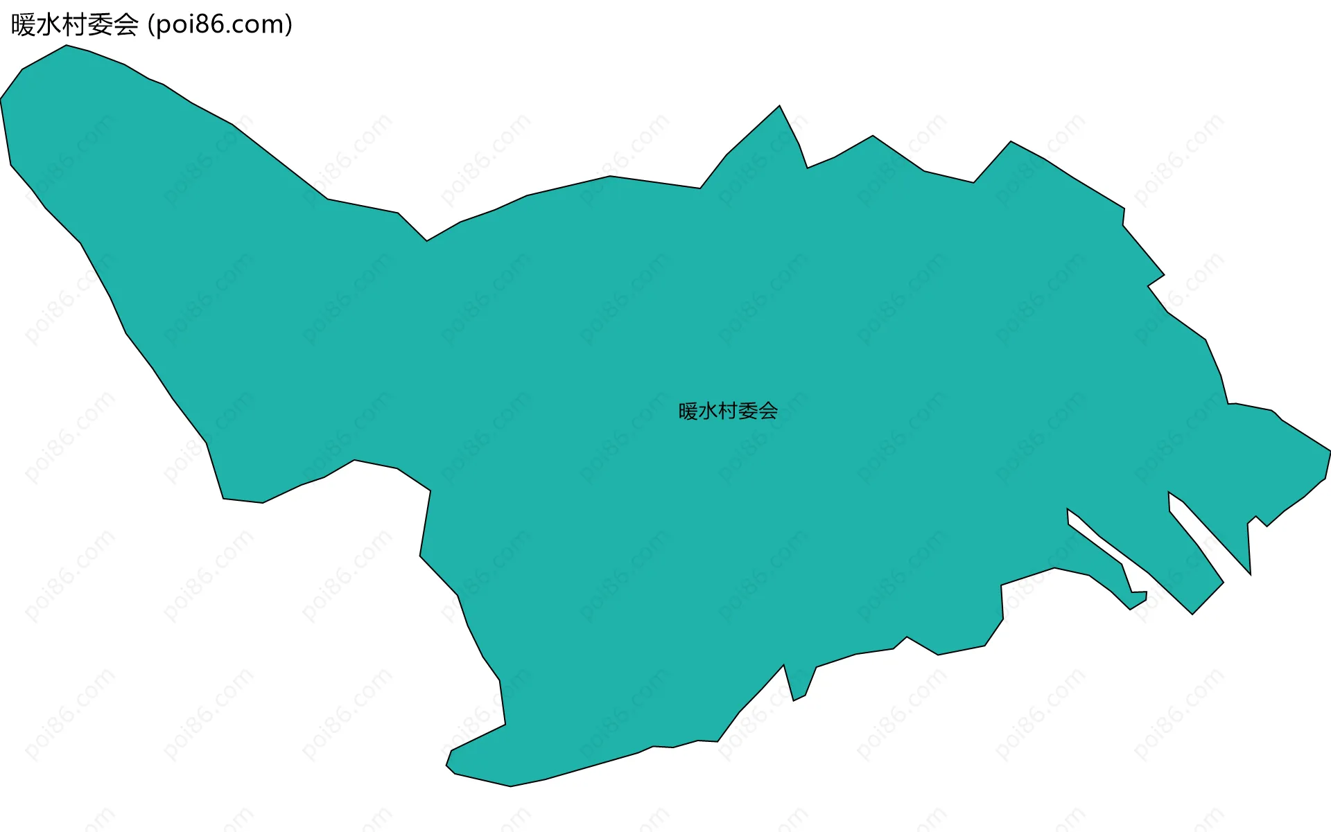 暖水村委会边界地图