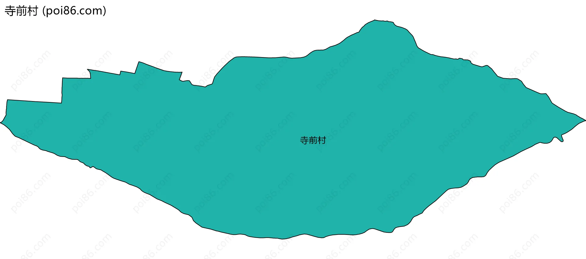 寺前村边界地图