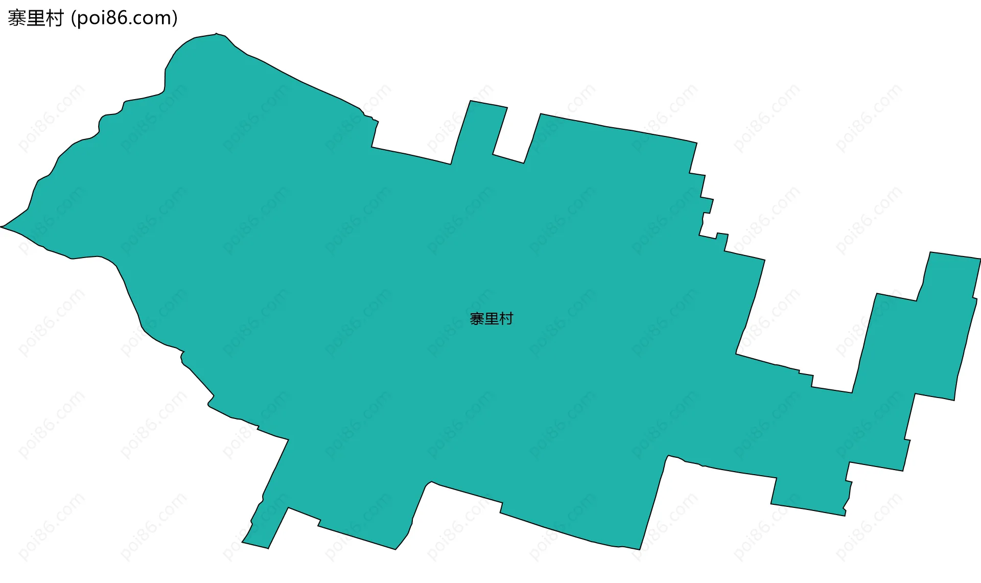 寨里村边界地图