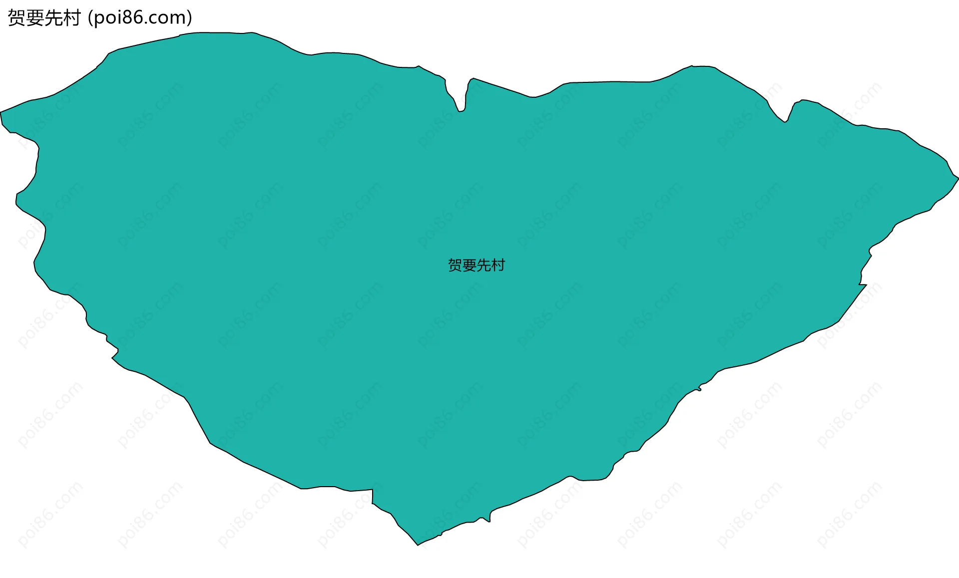 贺要先村边界地图