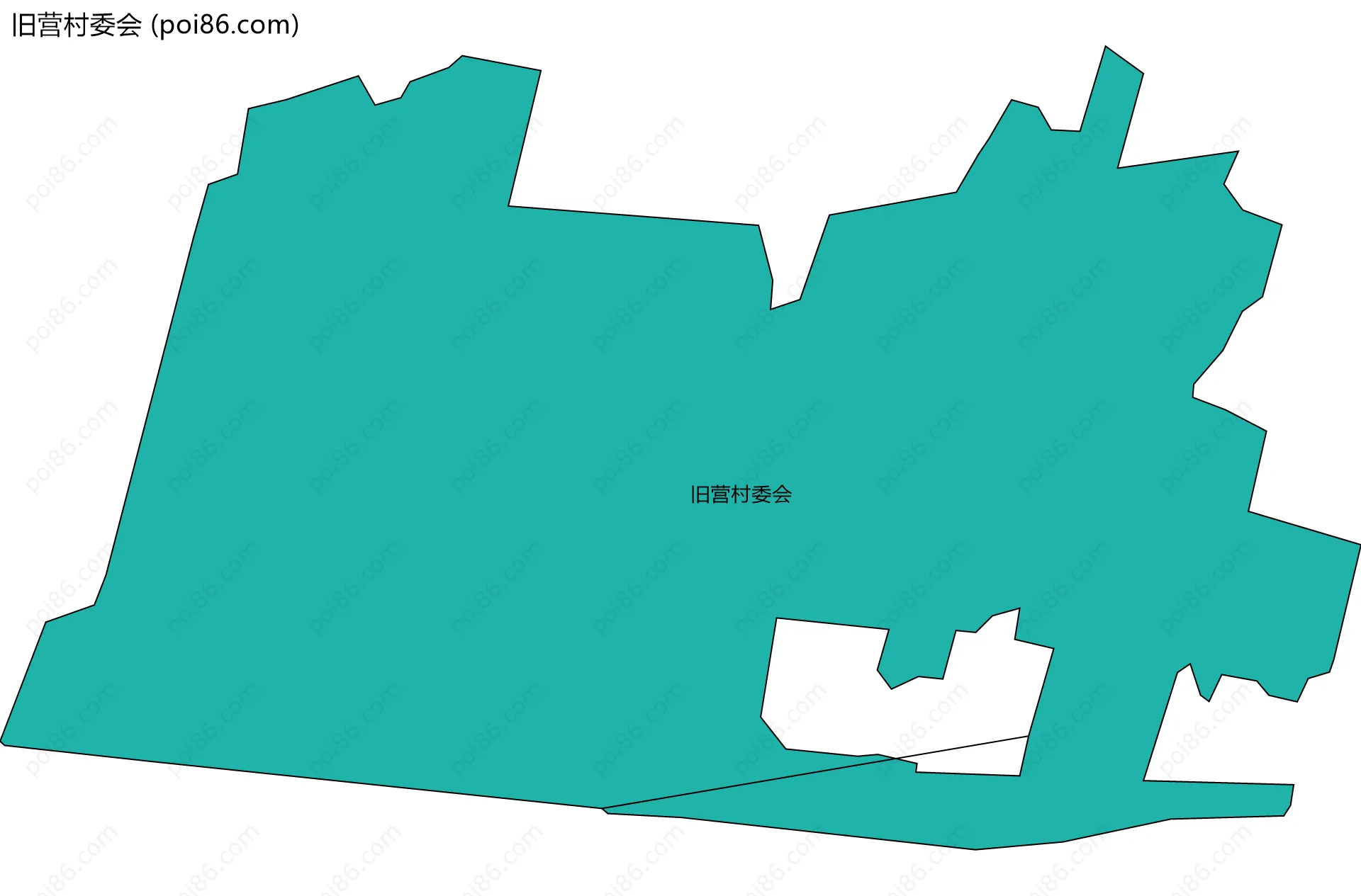 旧营村委会边界地图