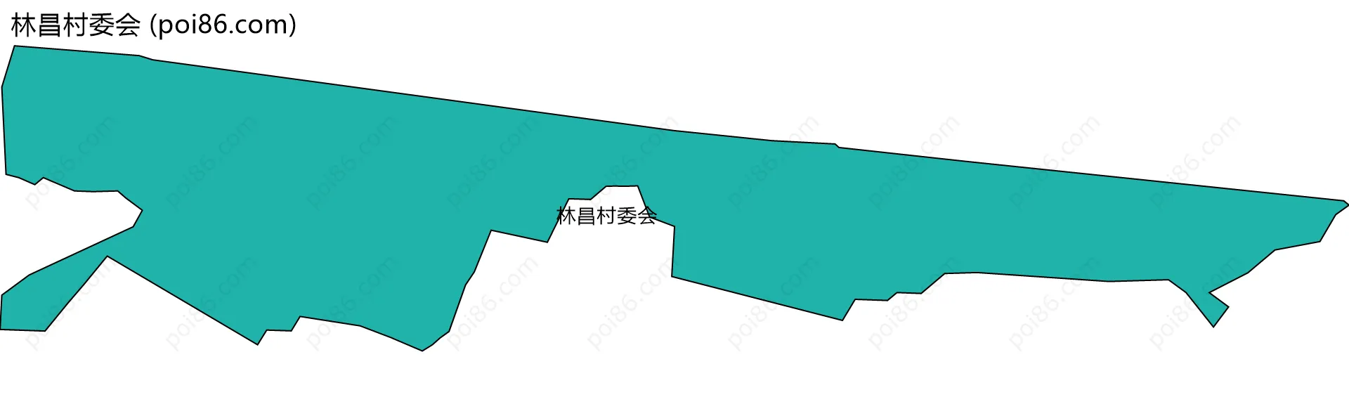 林昌村委会边界地图