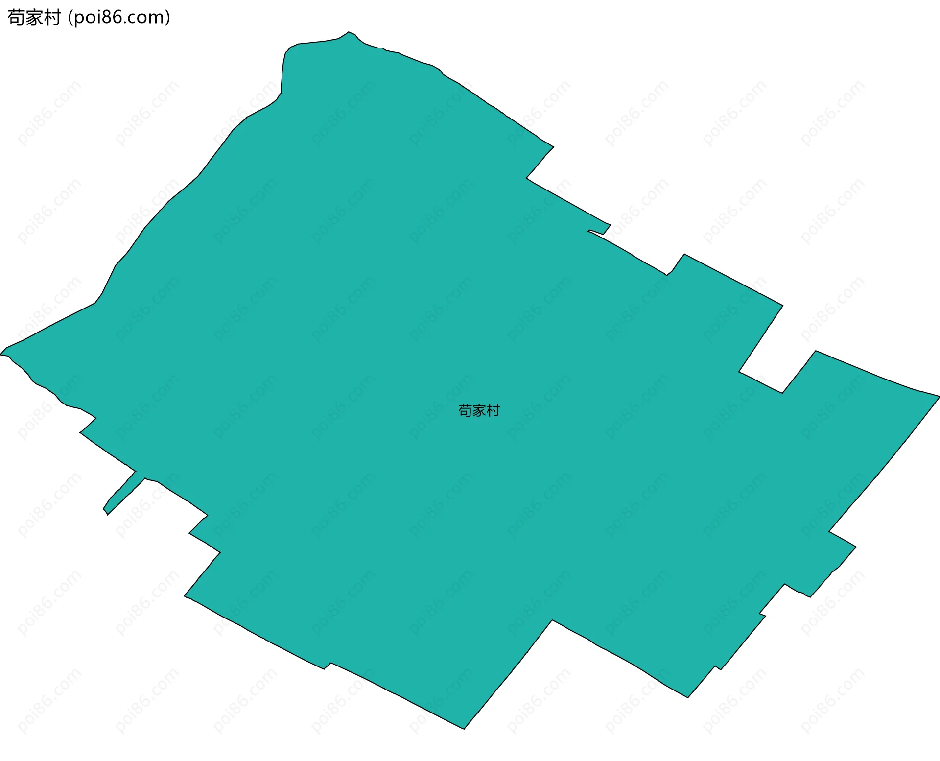 苟家村边界地图