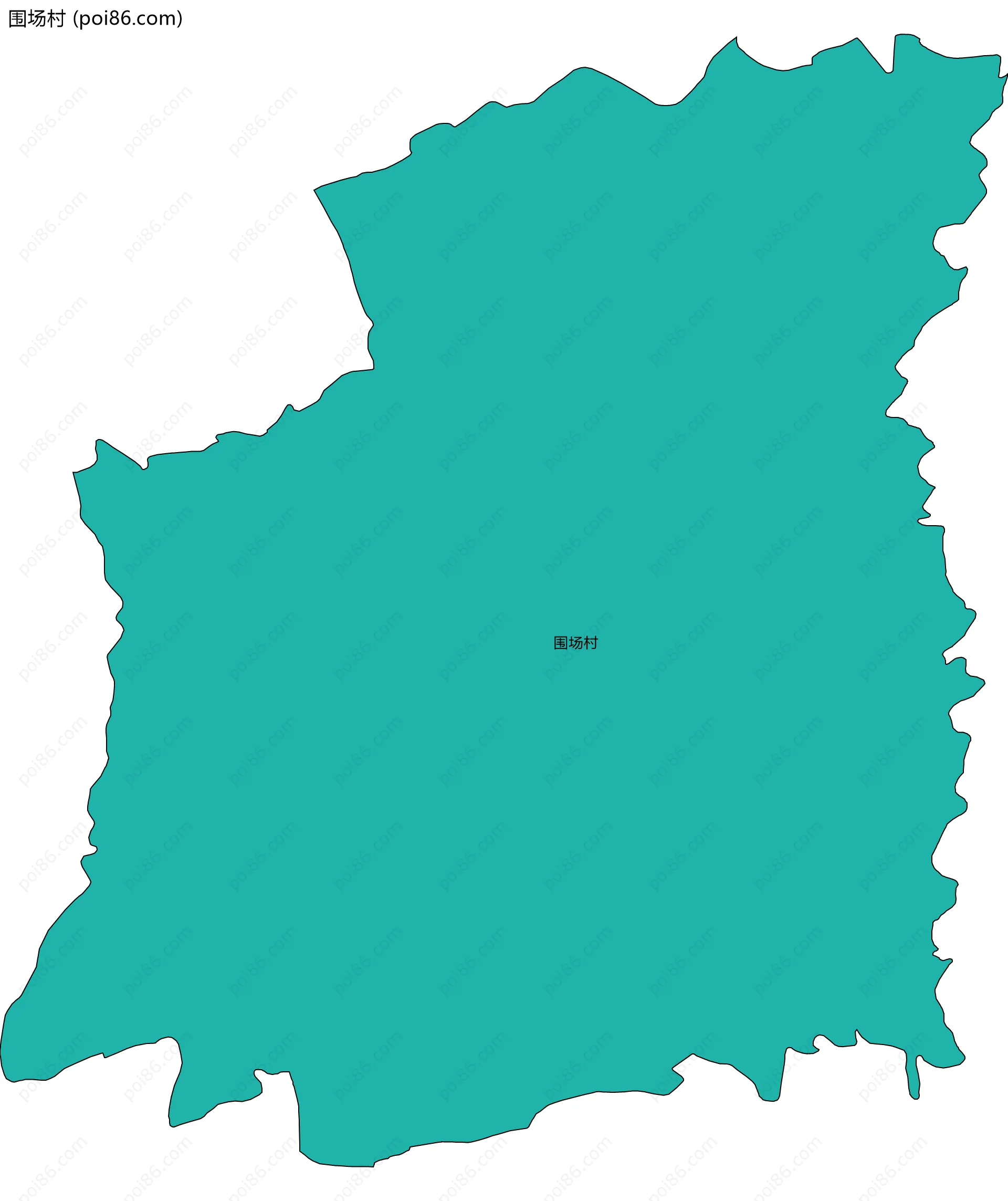 围场村边界地图