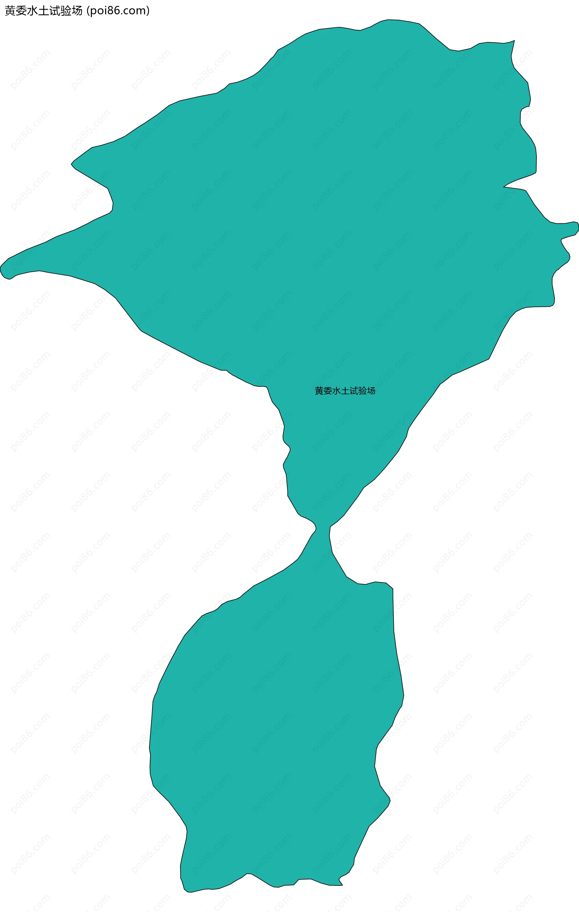 黄委水土试验场边界地图