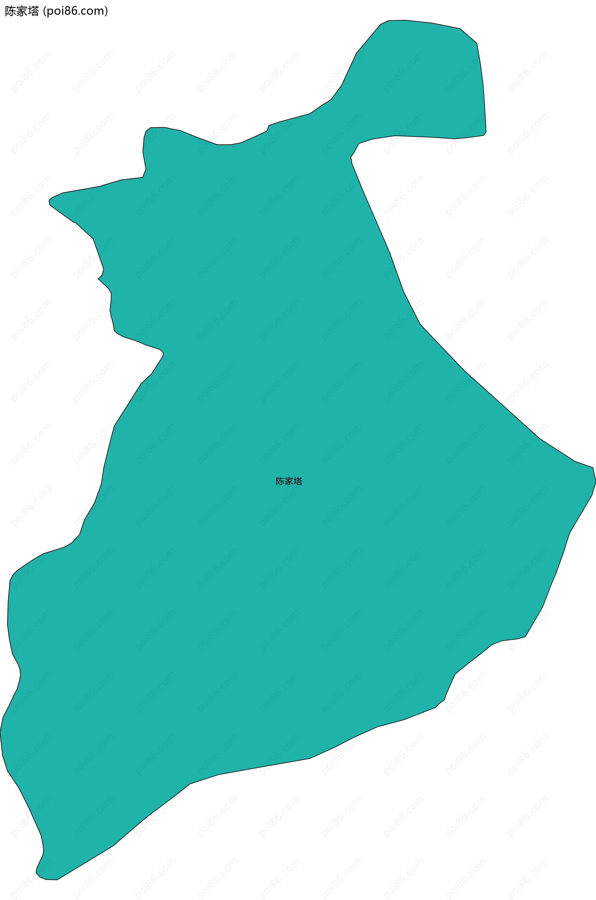 陈家塔边界地图