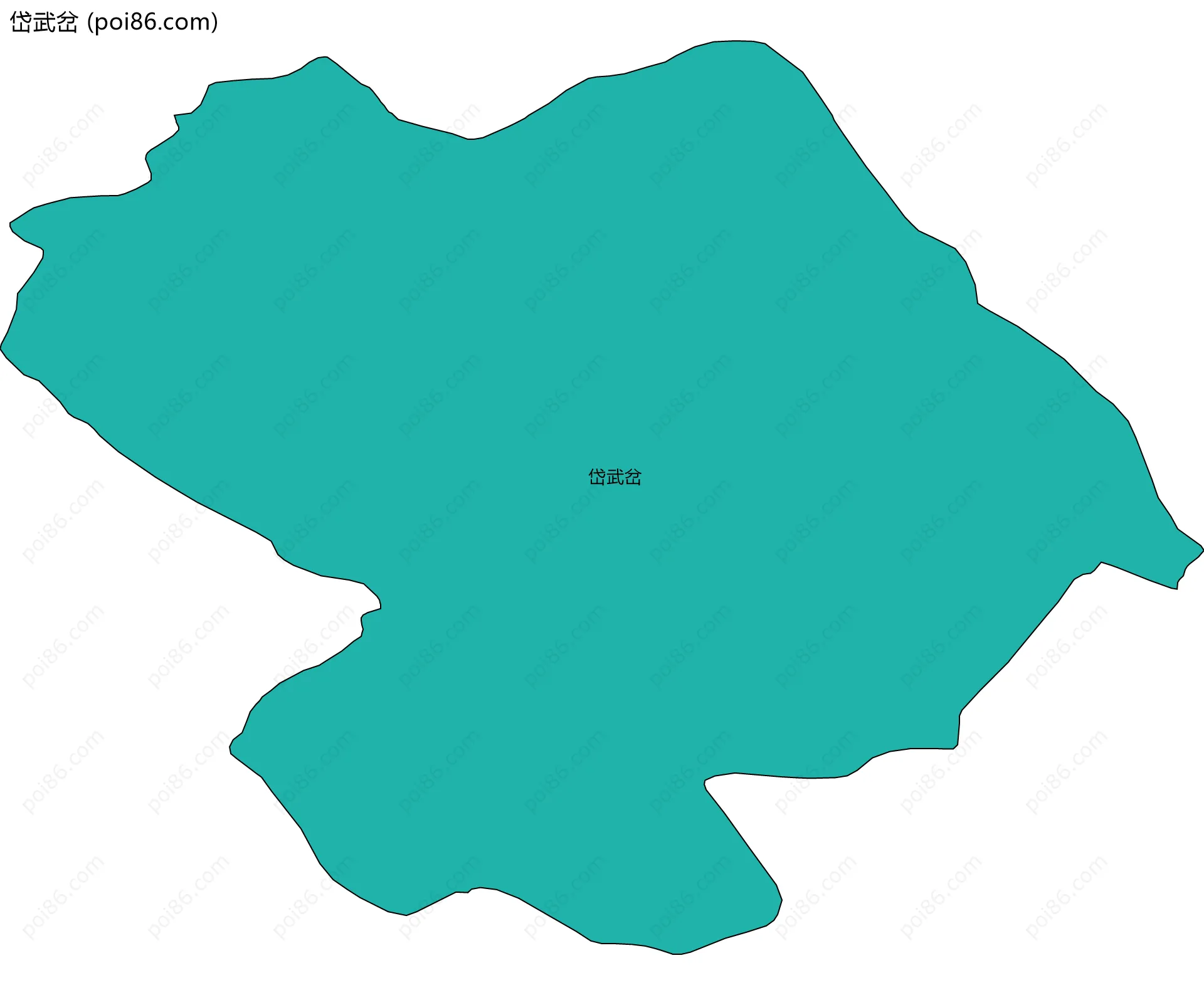 岱武岔边界地图