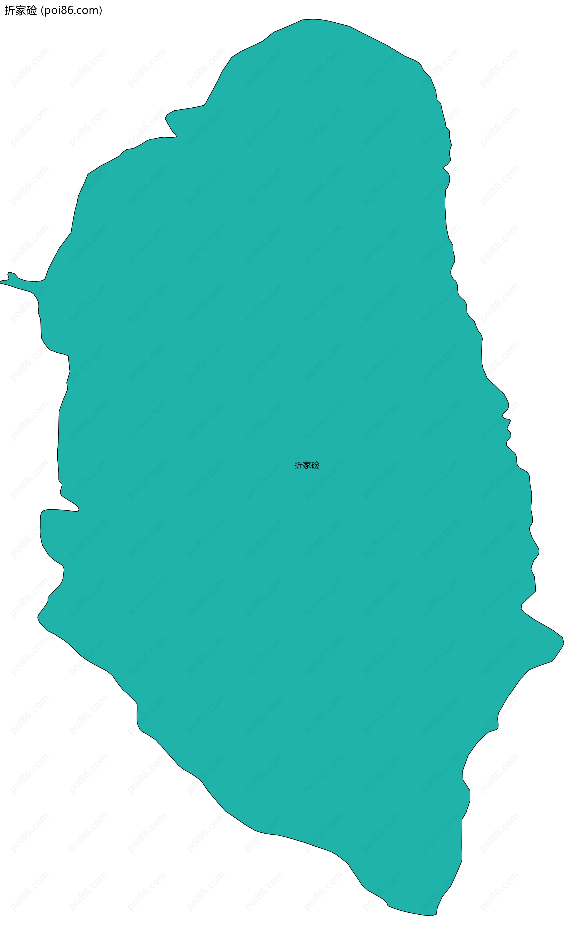 折家硷边界地图