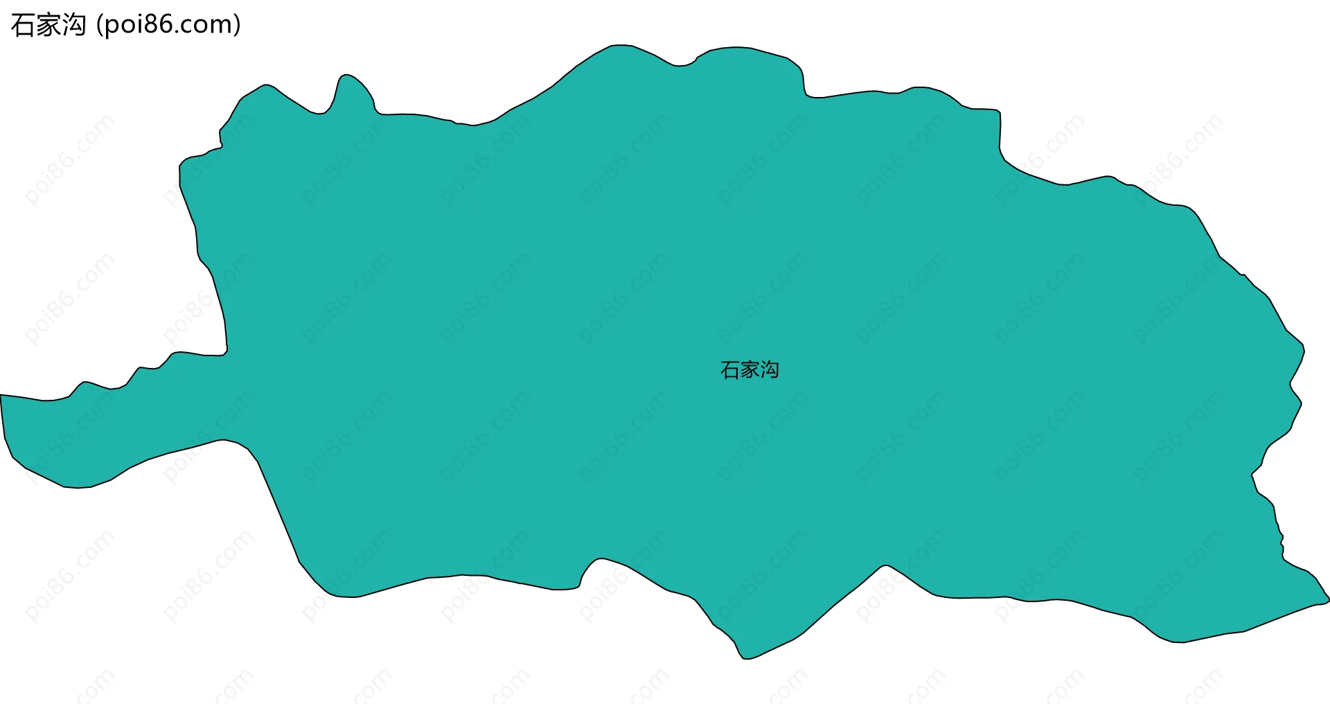 石家沟边界地图