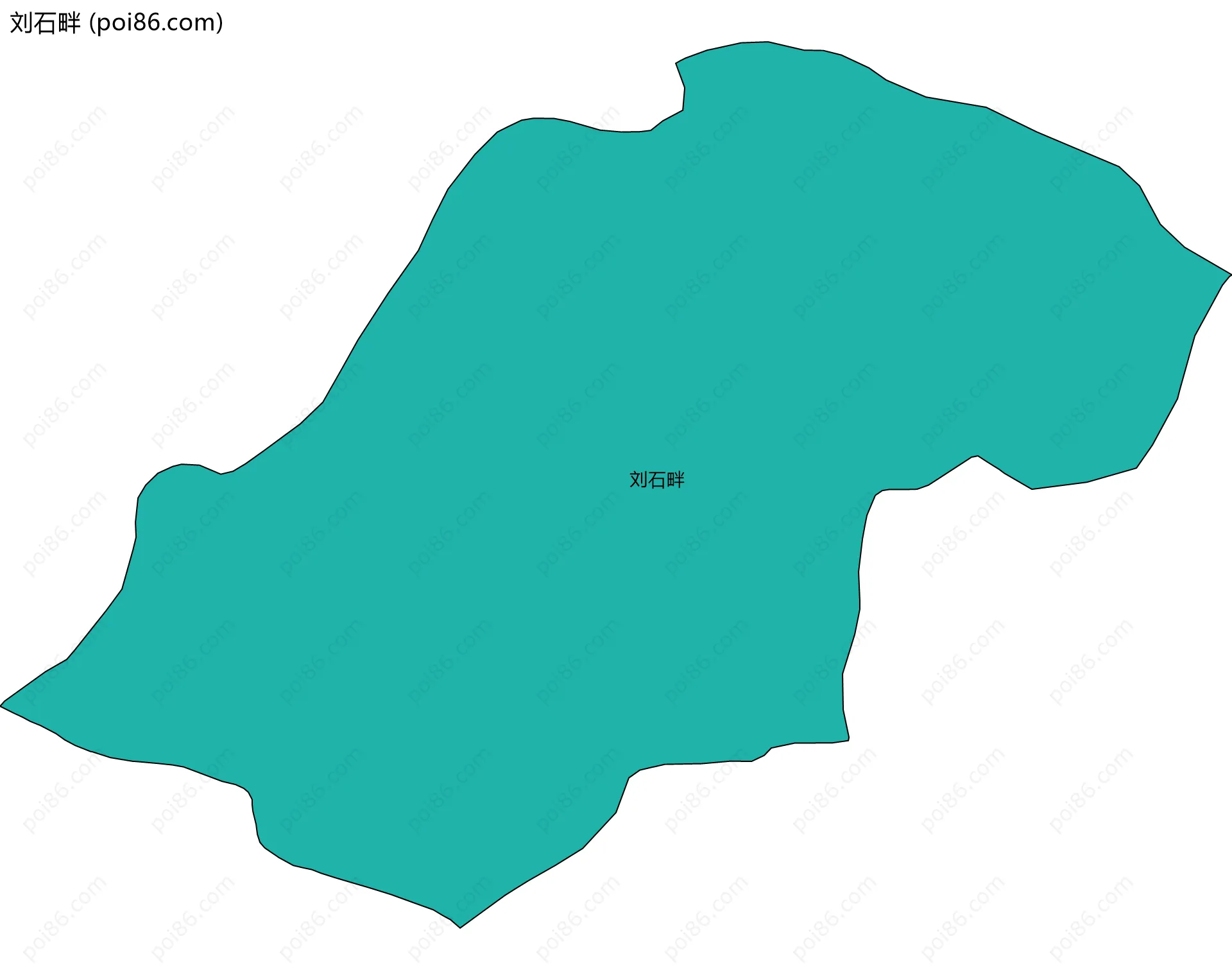 刘石畔边界地图