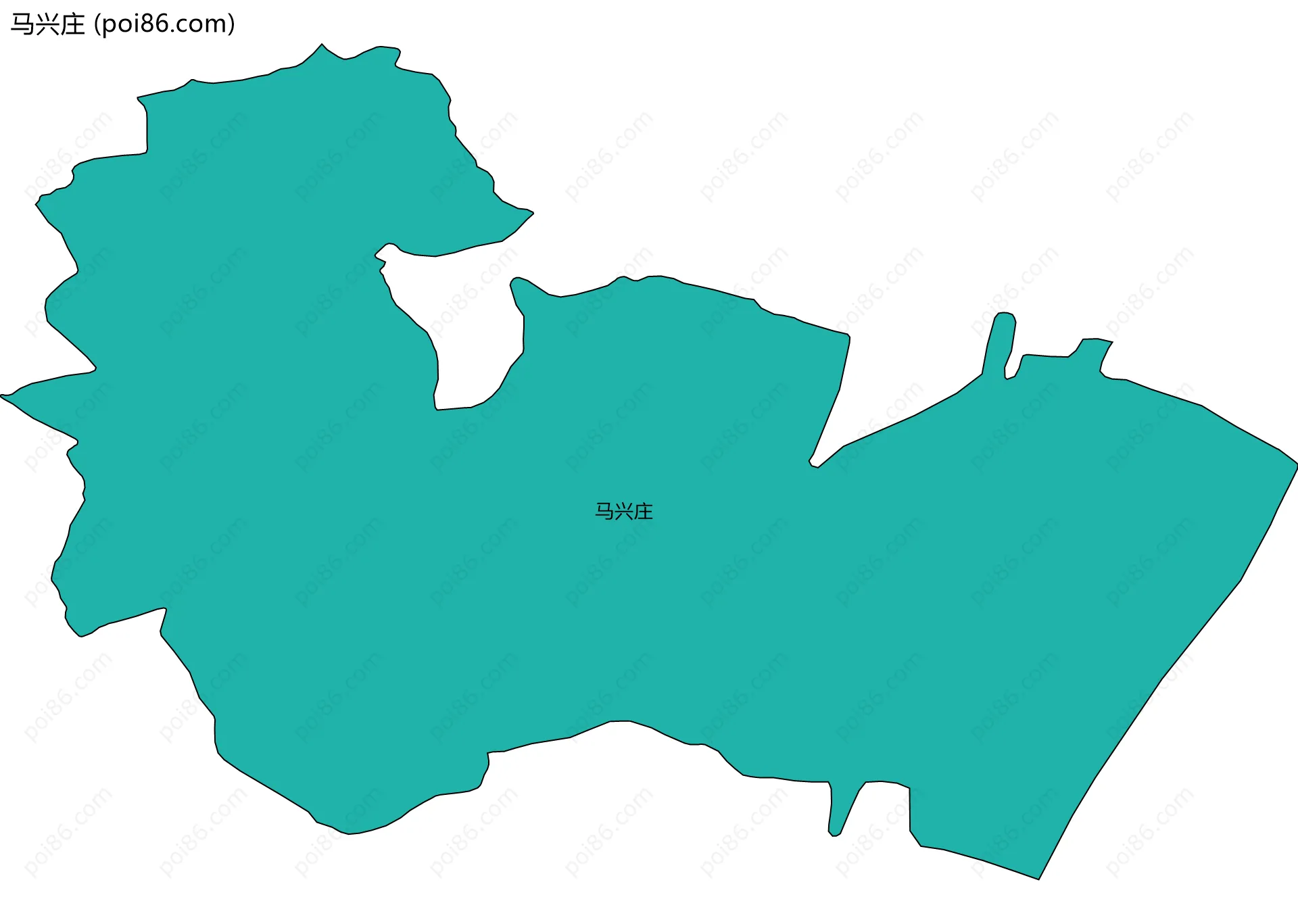 马兴庄边界地图