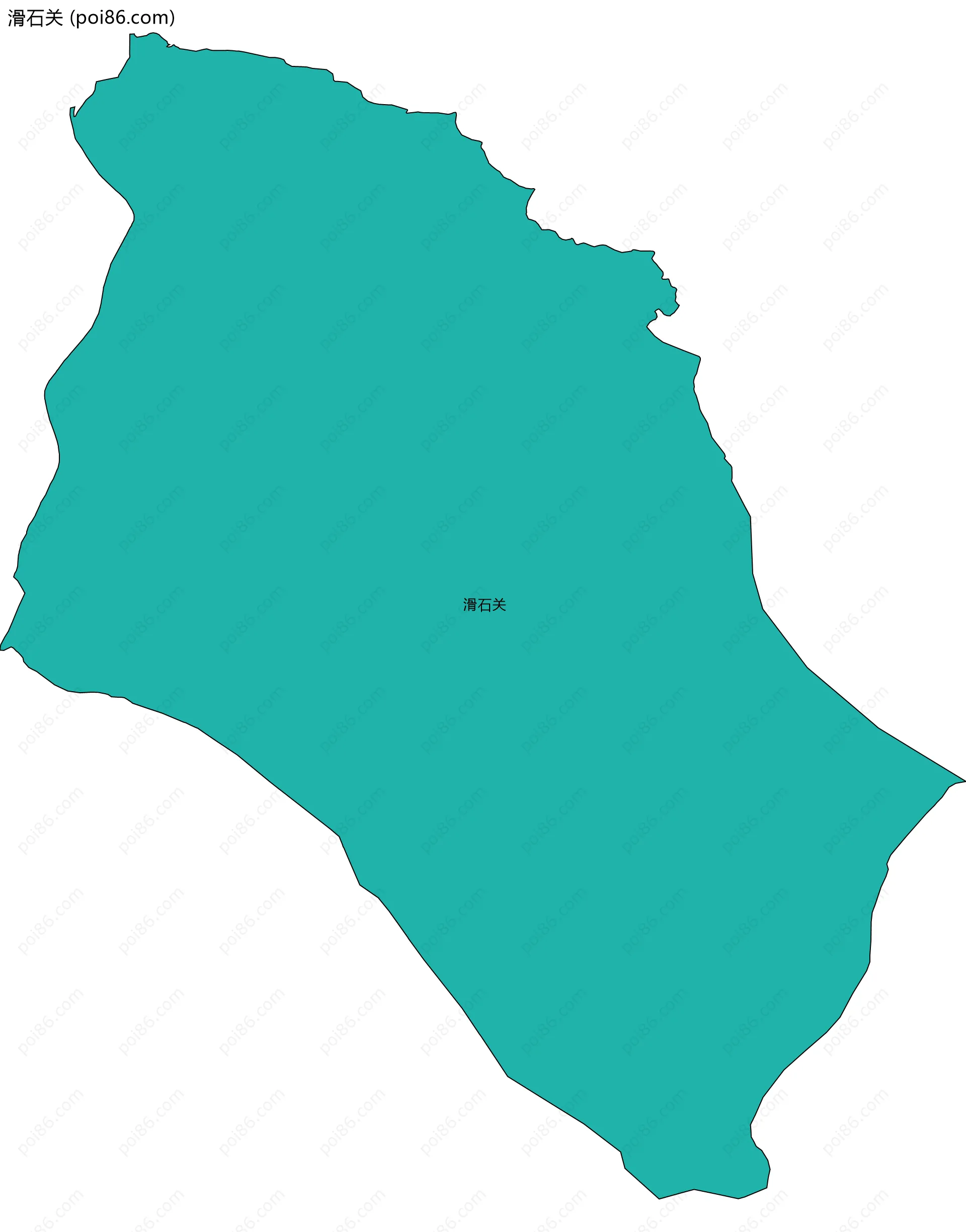 滑石关边界地图