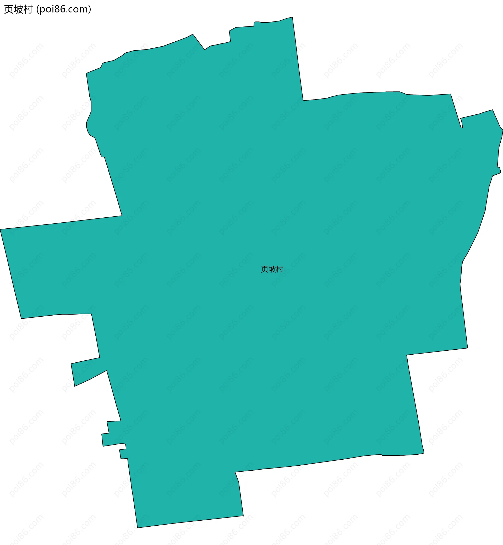 页坡村边界地图