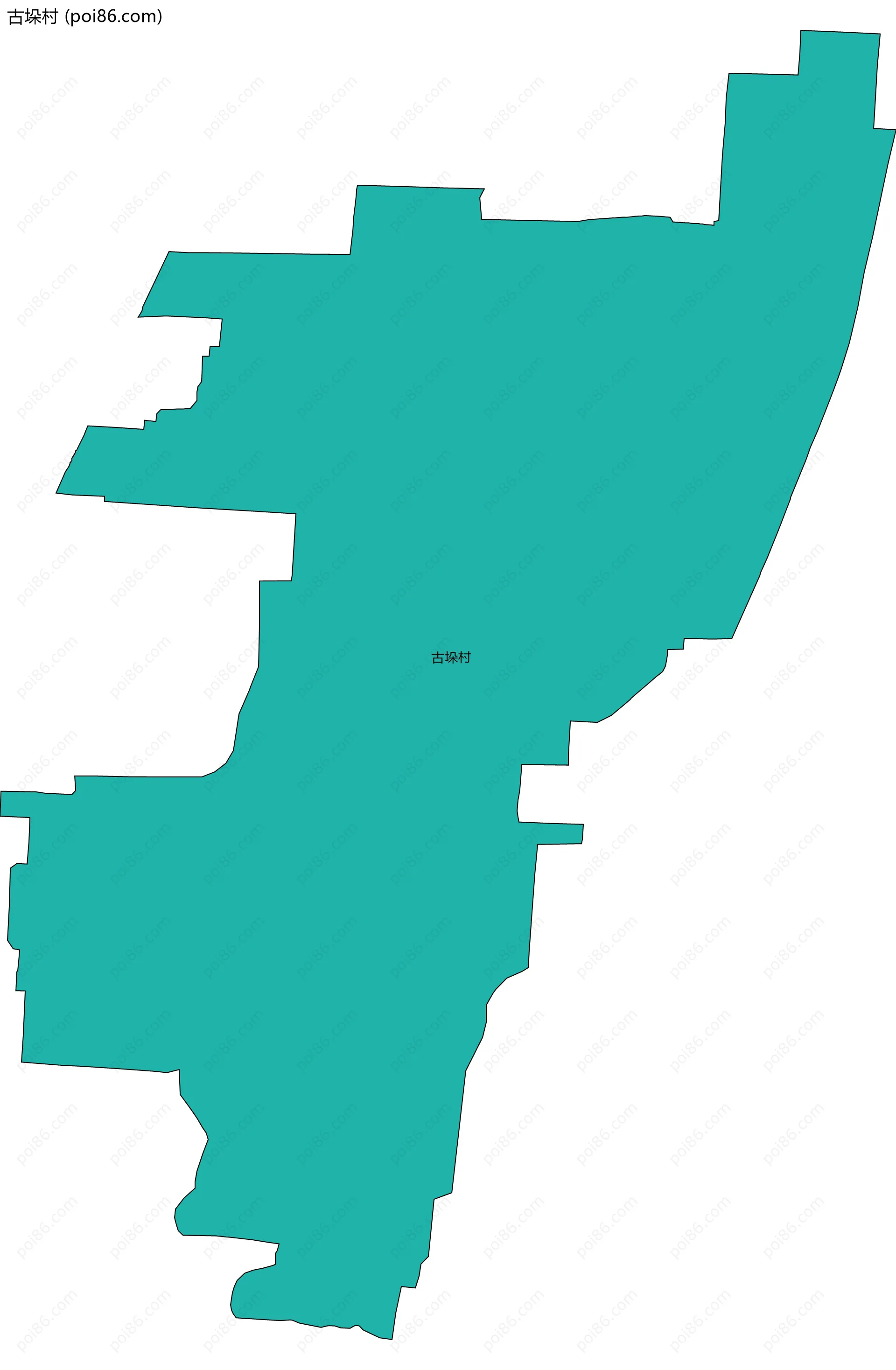 古垛村边界地图