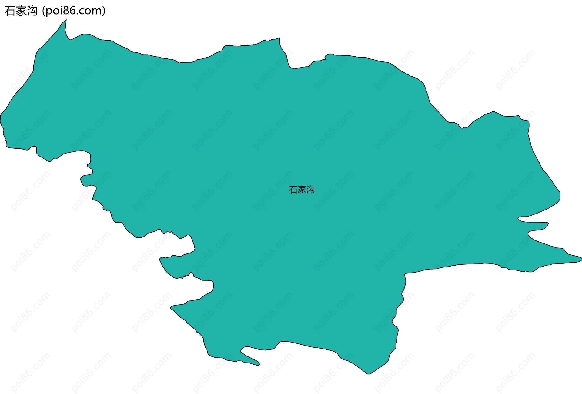 石家沟边界地图