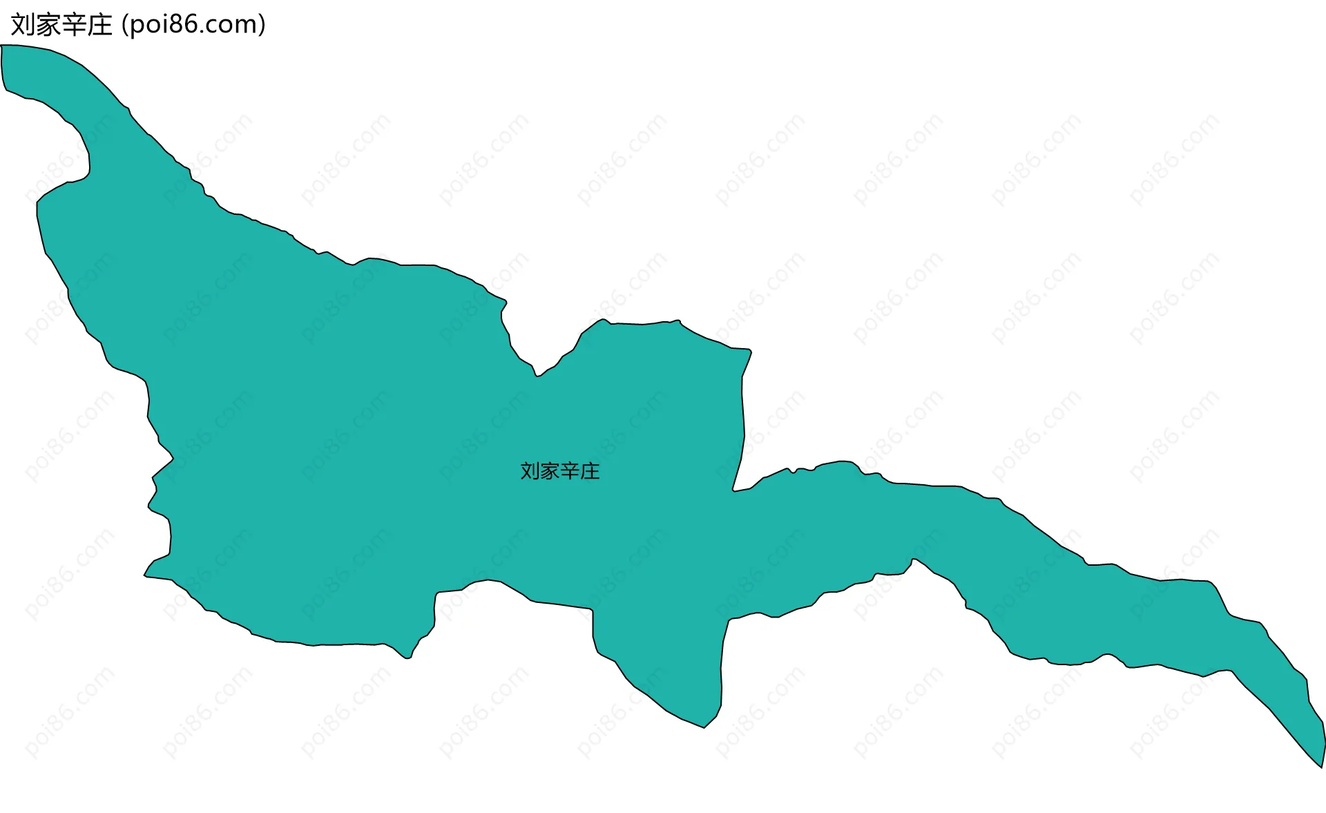 刘家辛庄边界地图