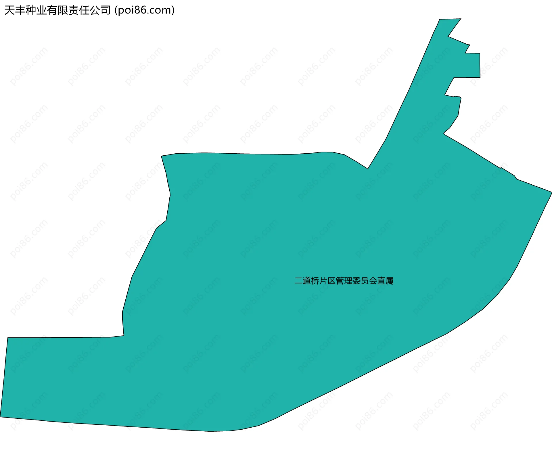 天丰种业有限责任公司边界地图(五级行政区划)