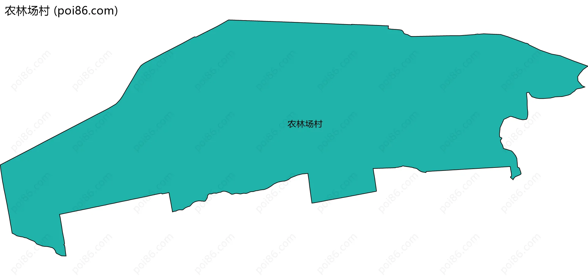 农林场村边界地图