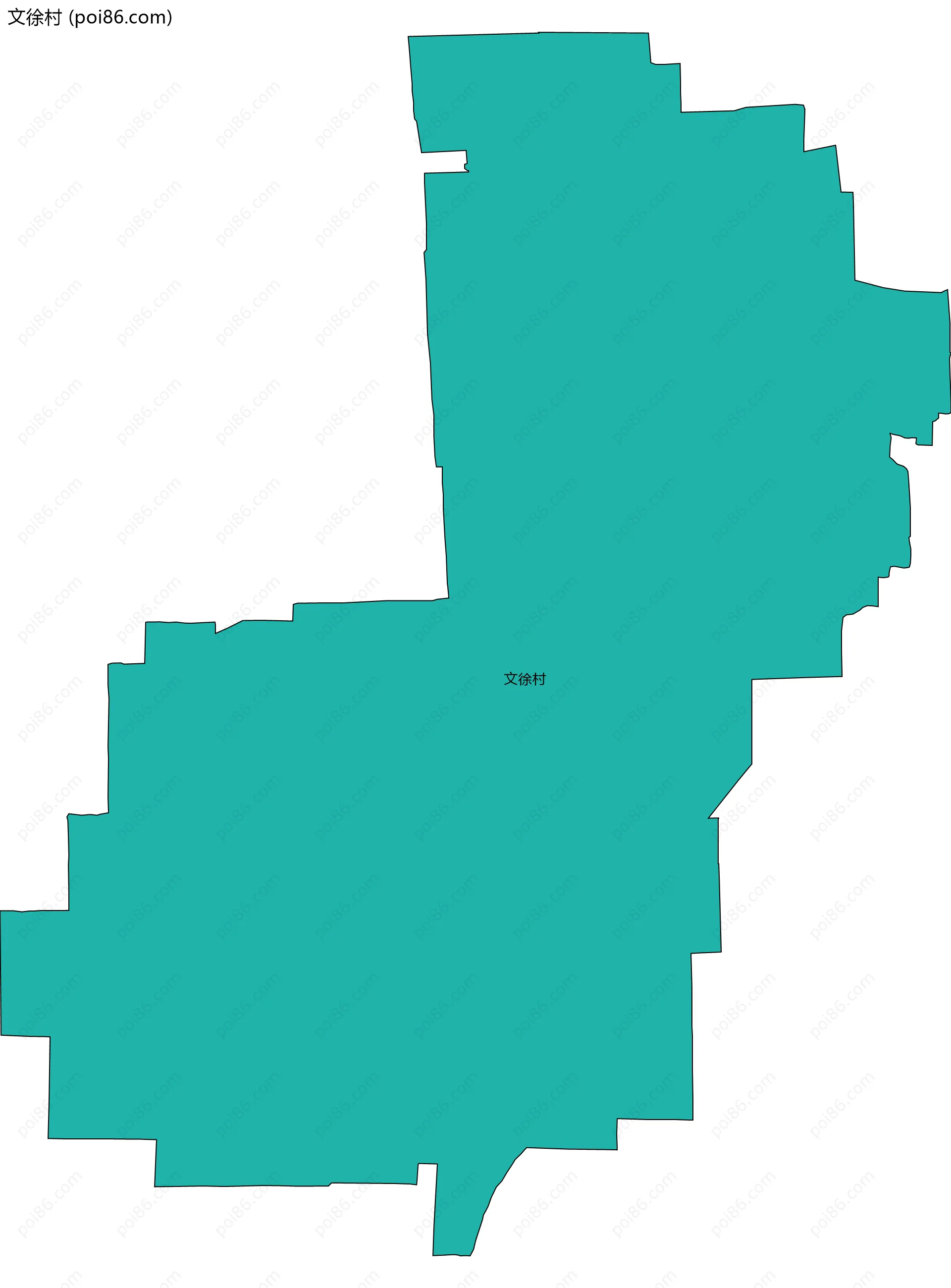 文徐村边界地图