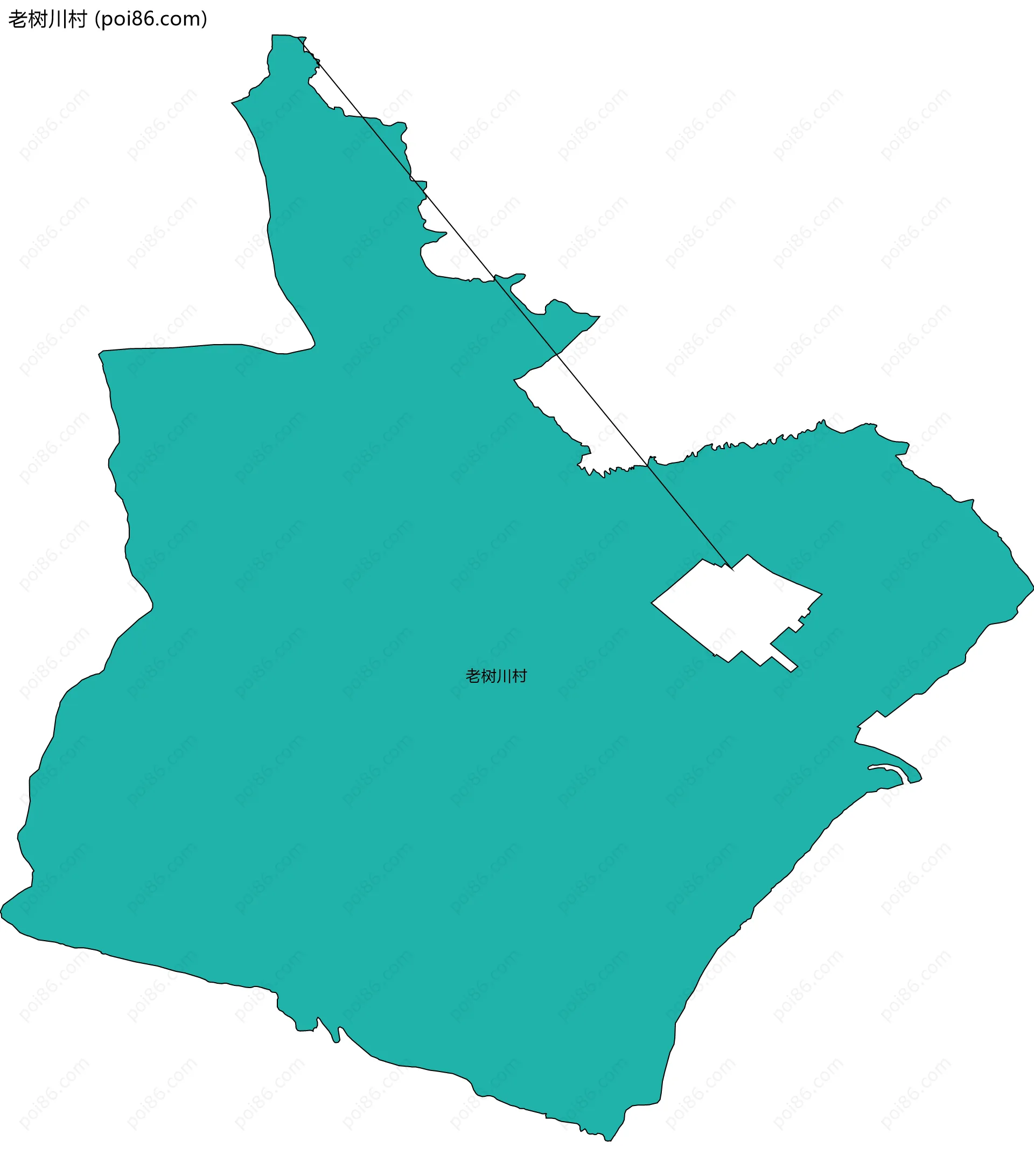 老树川村边界地图