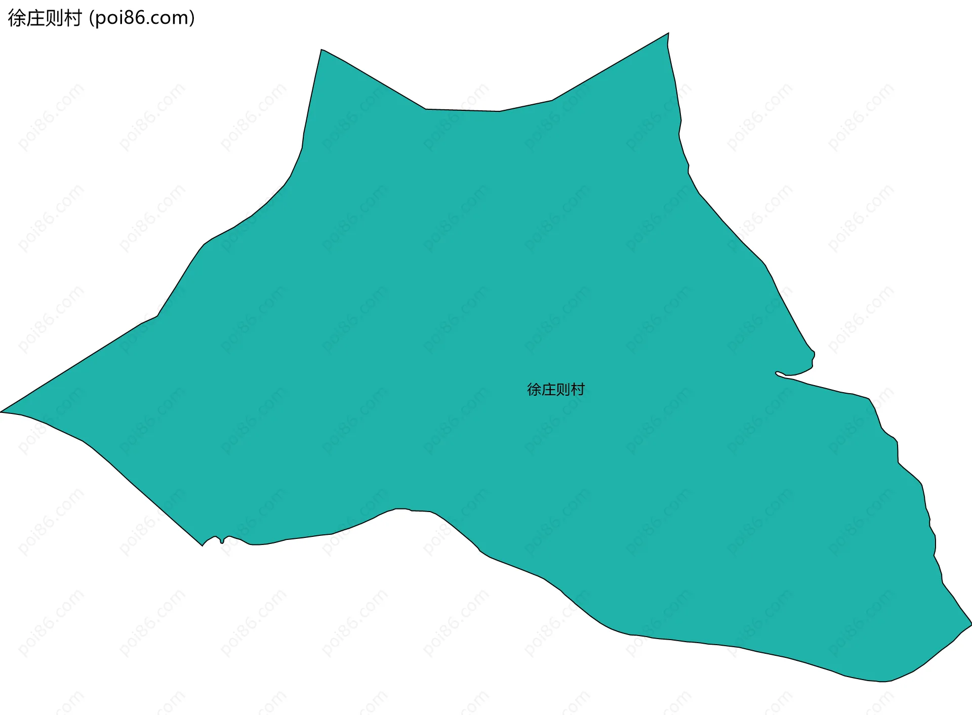 徐庄则村边界地图