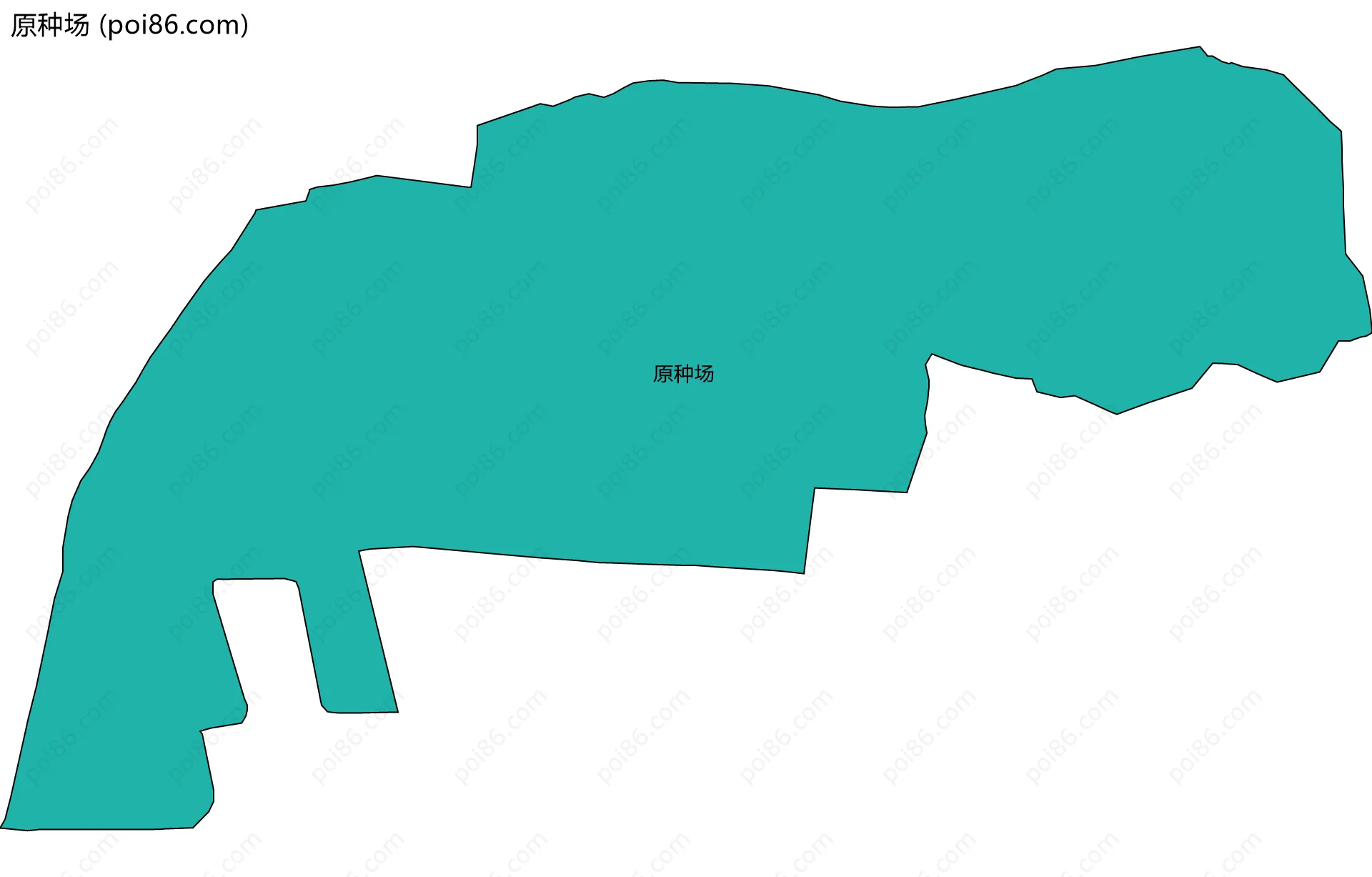 原种场边界地图