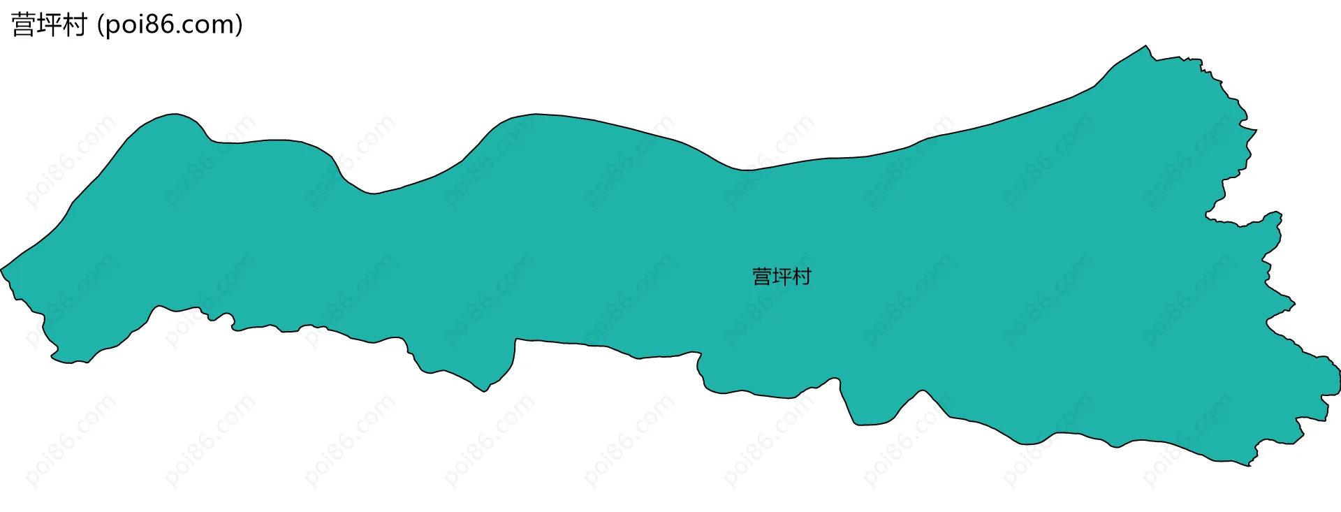 营坪村边界地图